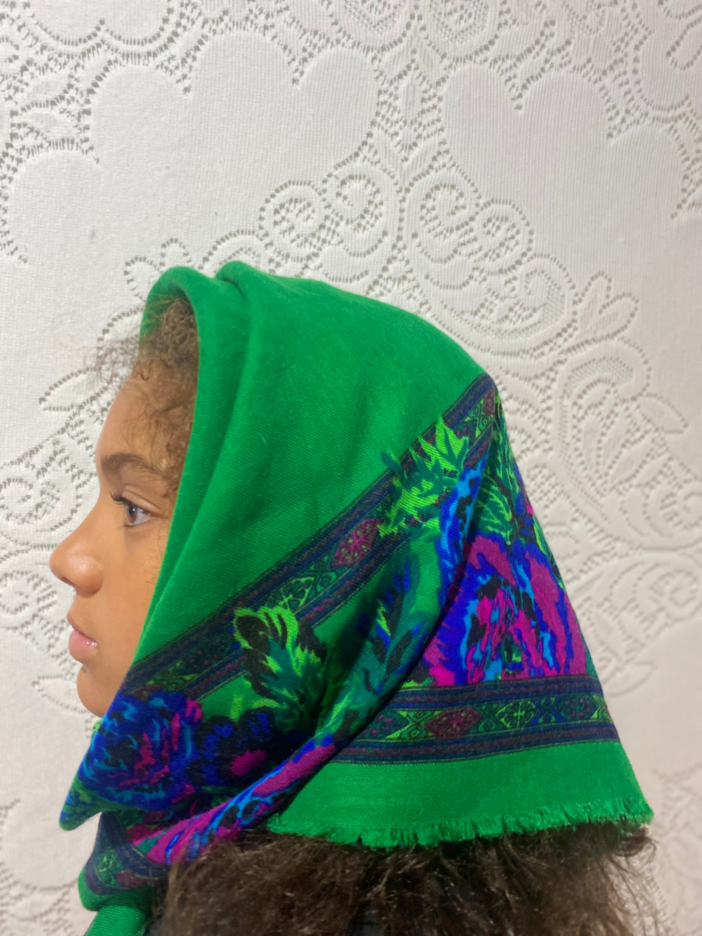 Vintage Challis Berkshire scarf