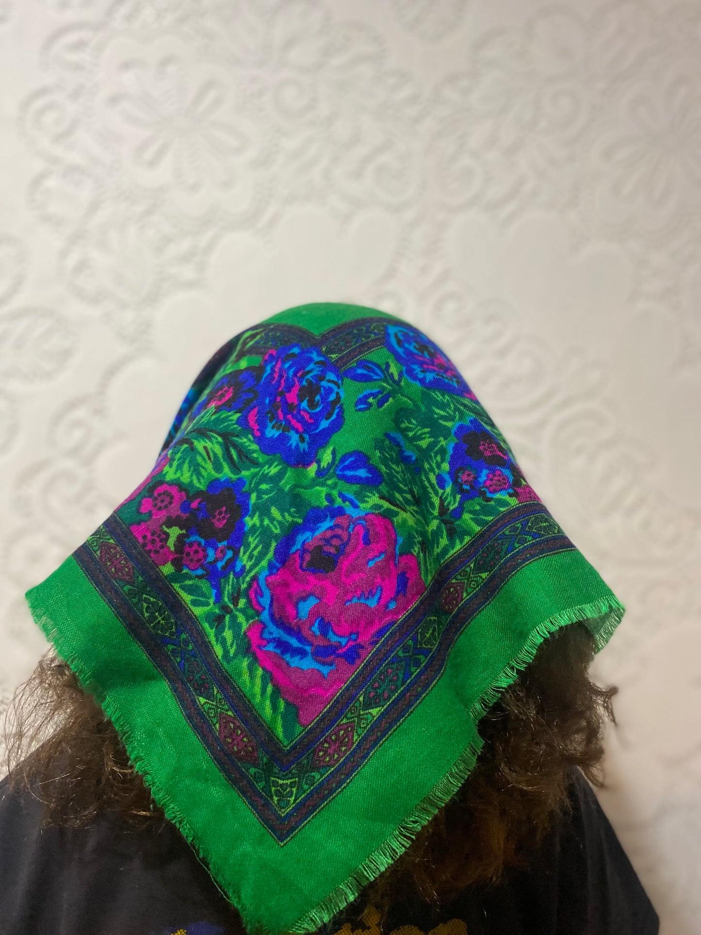 Vintage Challis Berkshire scarf
