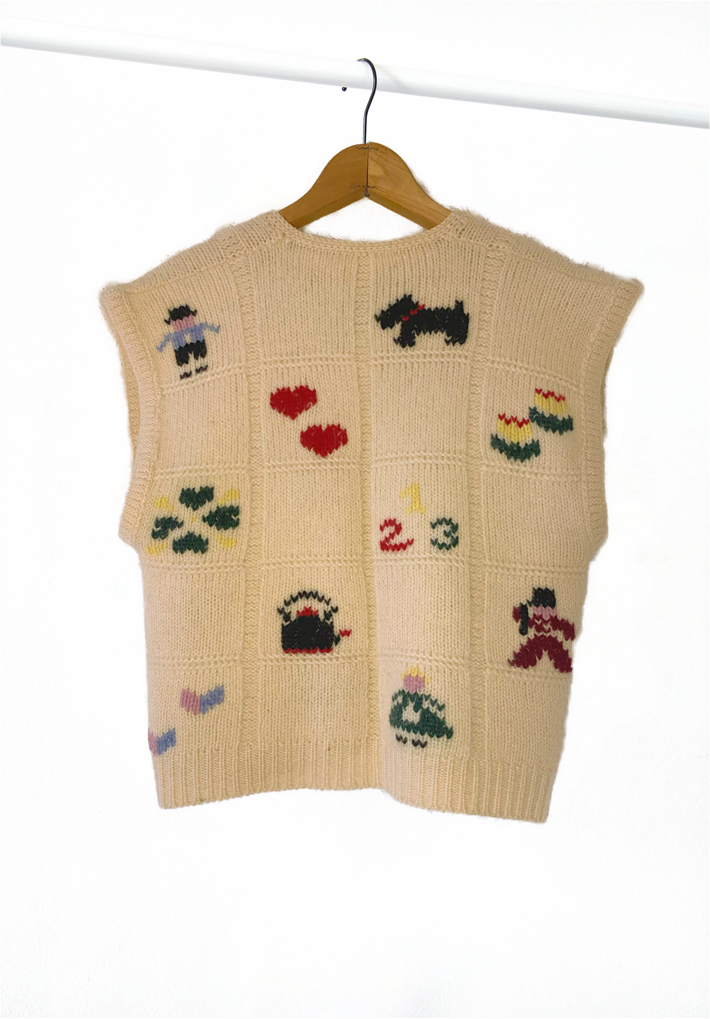 Susan Bristol Wool patterned vest