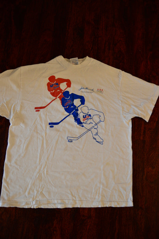 John Hancock Hockey Tour tee