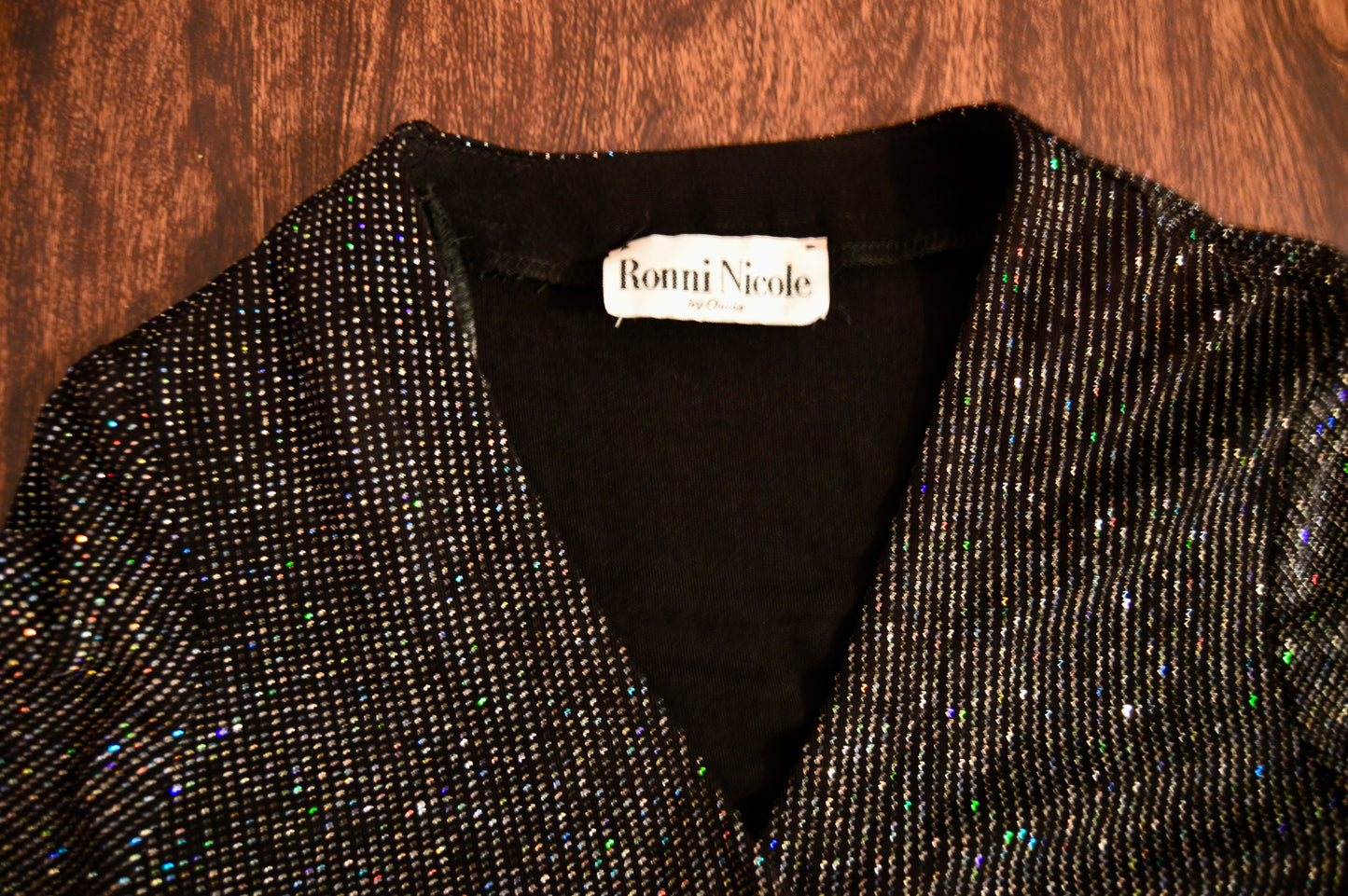 90’s Ronnie Nicole sparkle button down dress