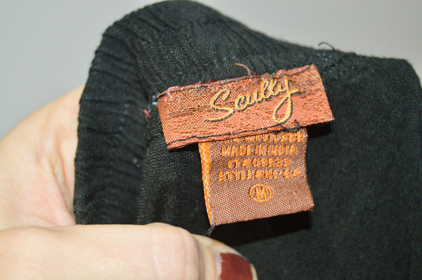 Scully black maxi skirt