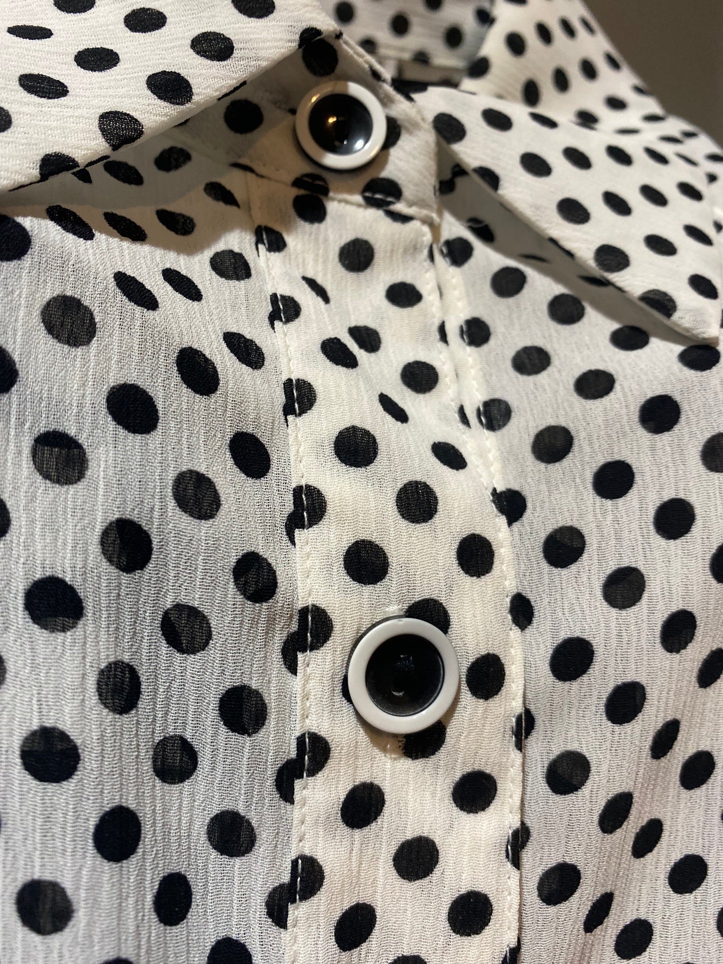 Sandra Darren polka dot dress
