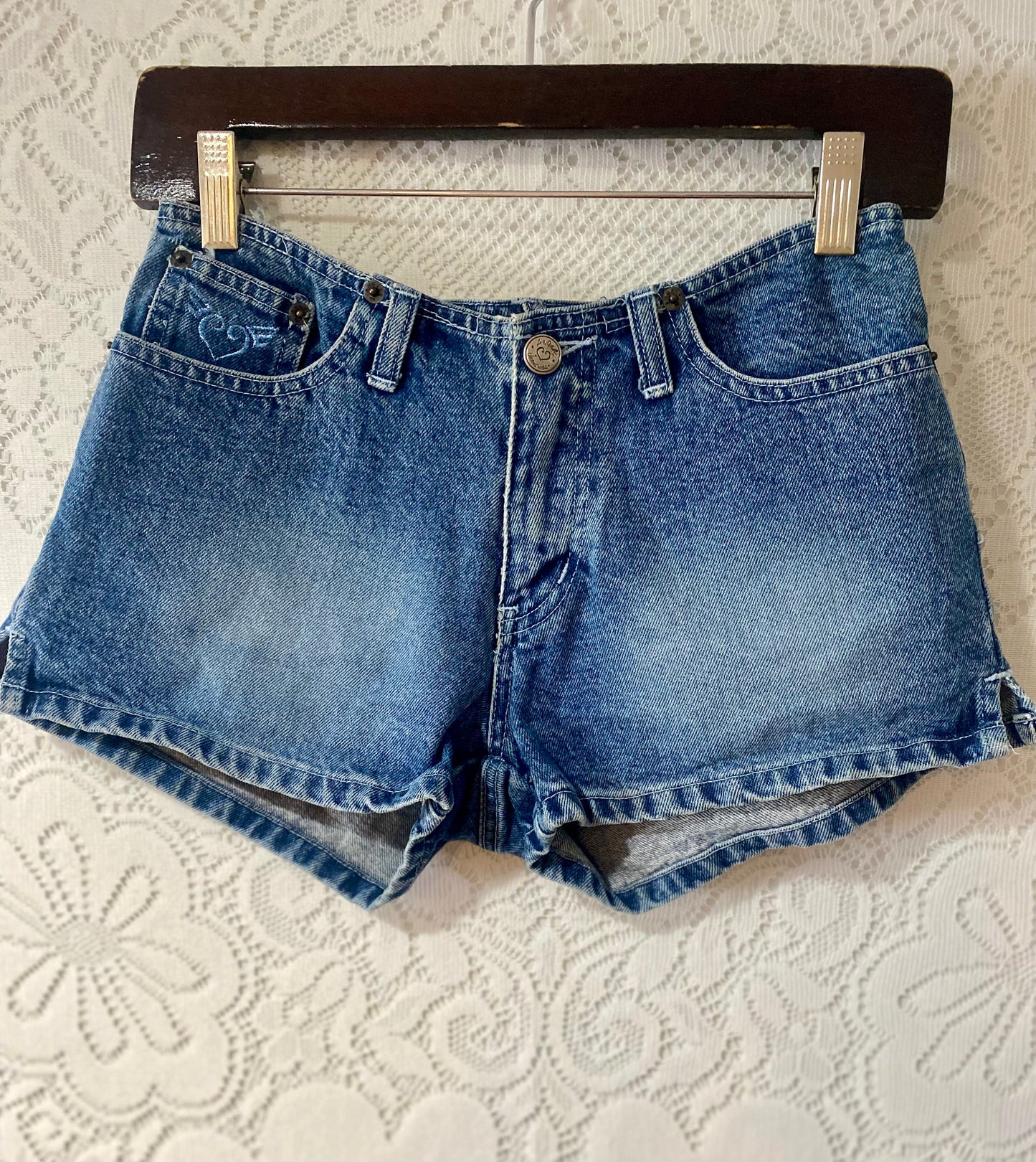 Vintage Angels low rise shorts