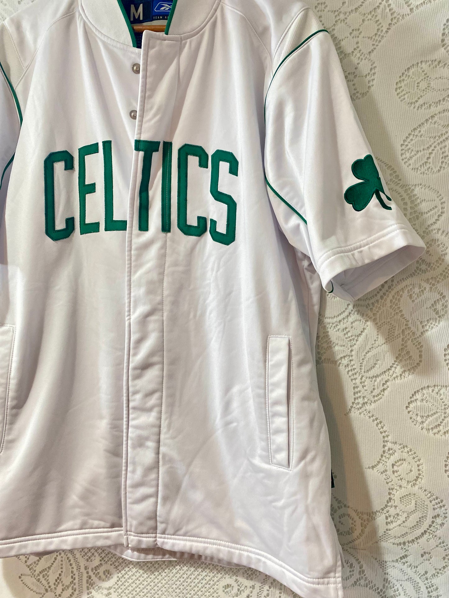Vintage Boston Celtics warm up jacket
