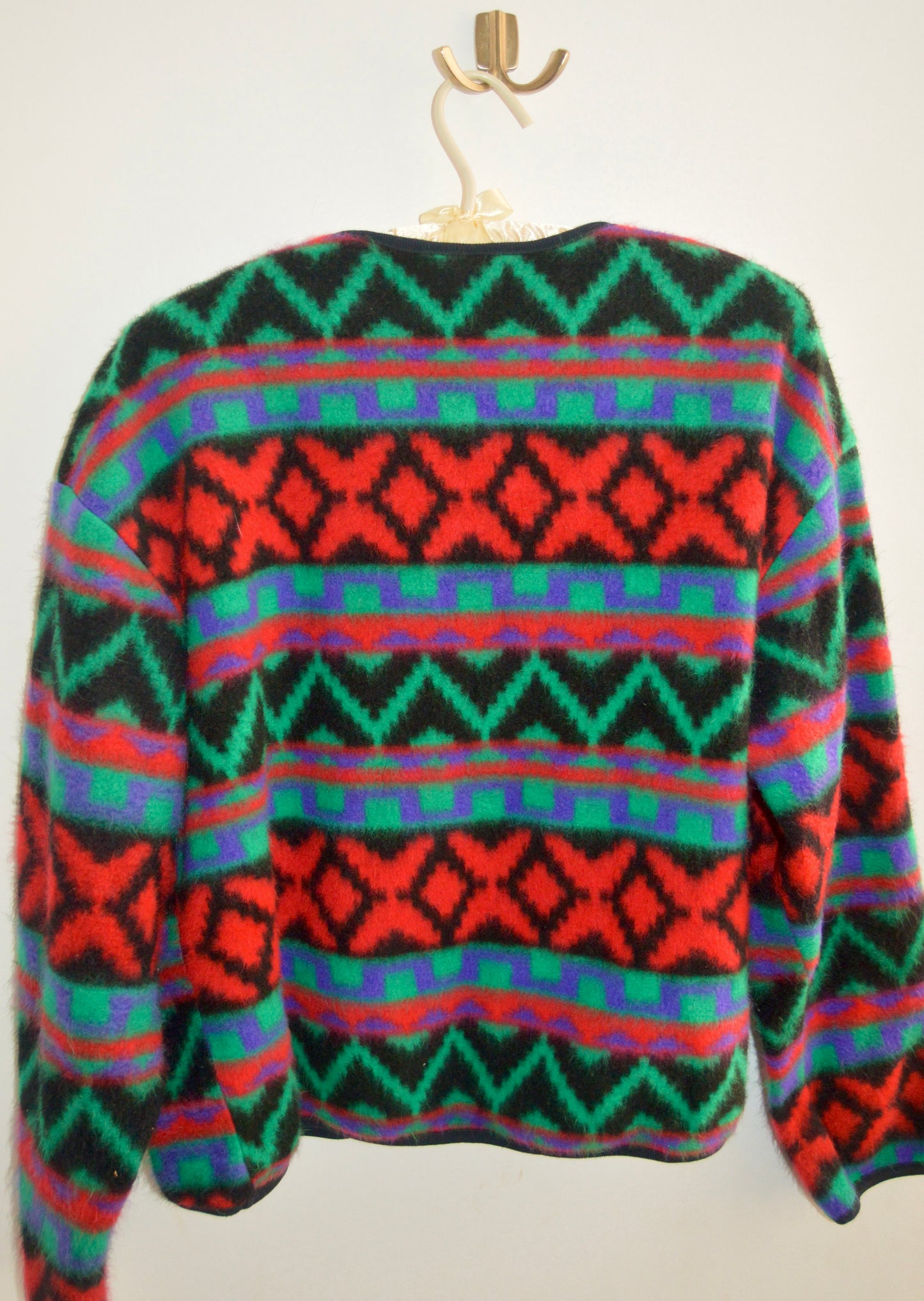 David Wayne printed cardigan