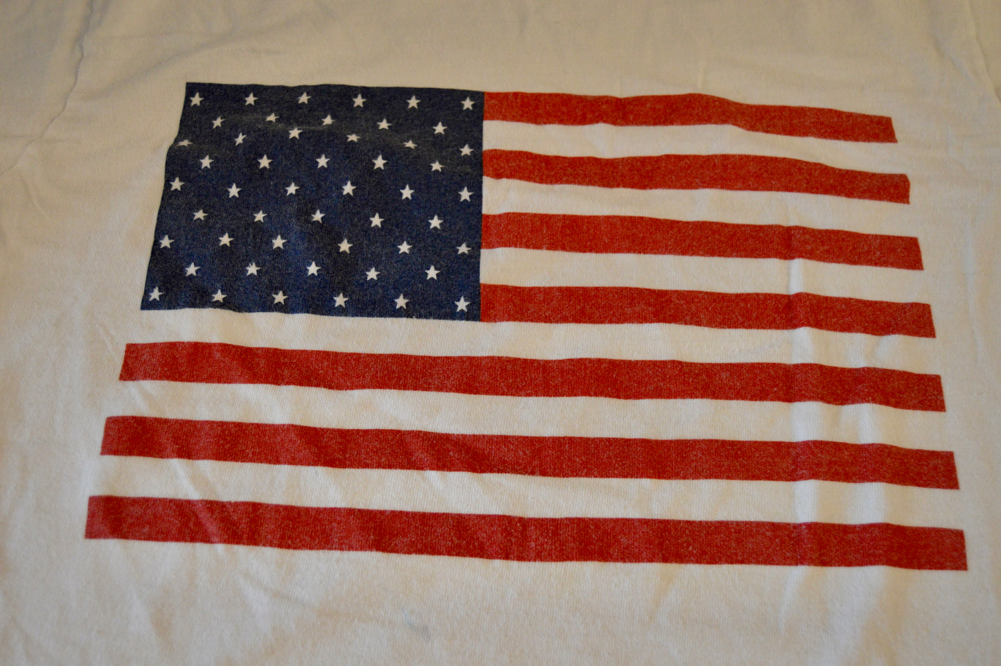 Vintage American flag tee