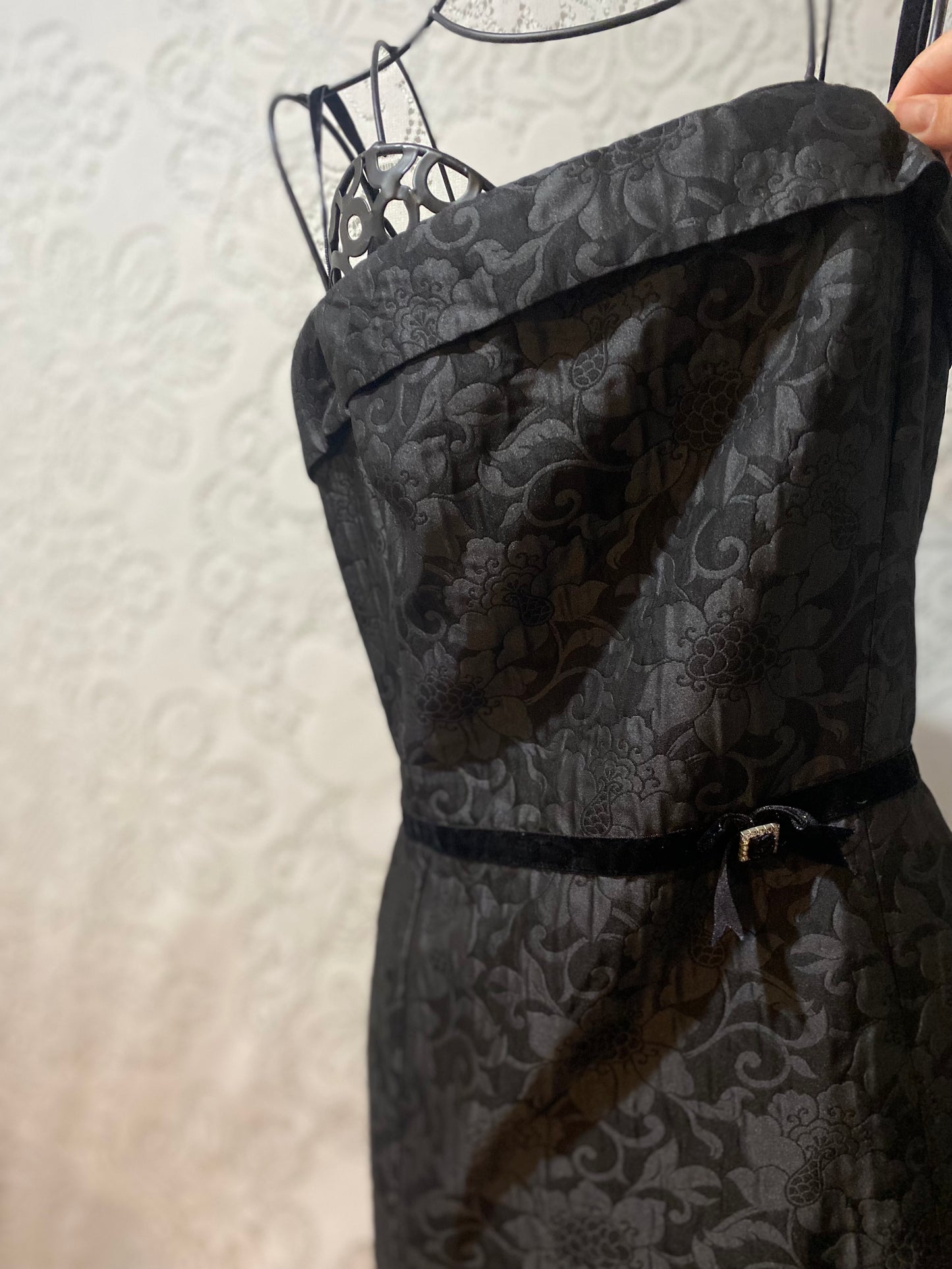 Rachelle black cocktail dress