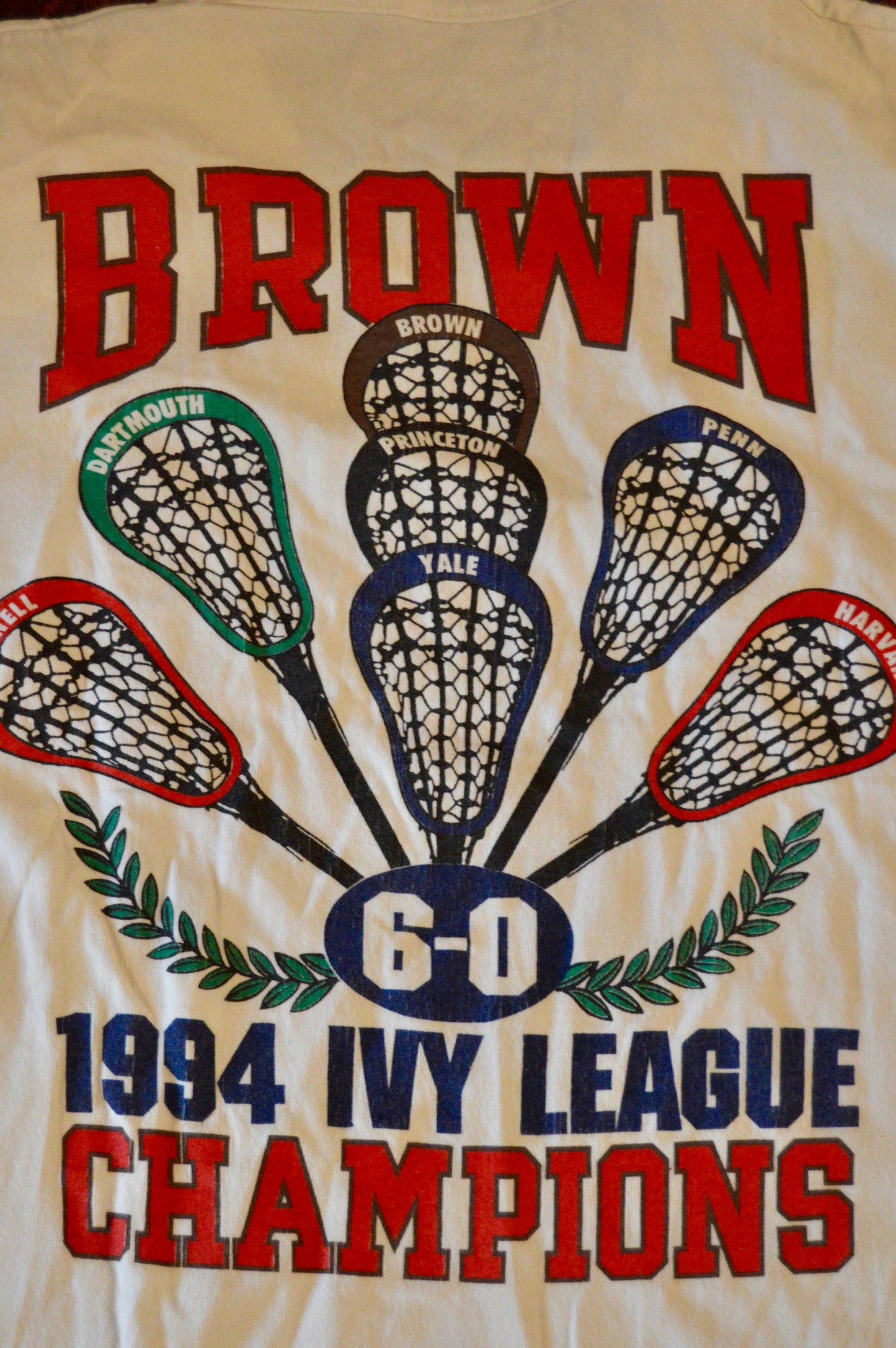 1994 BROWN Lacrosse undefeated