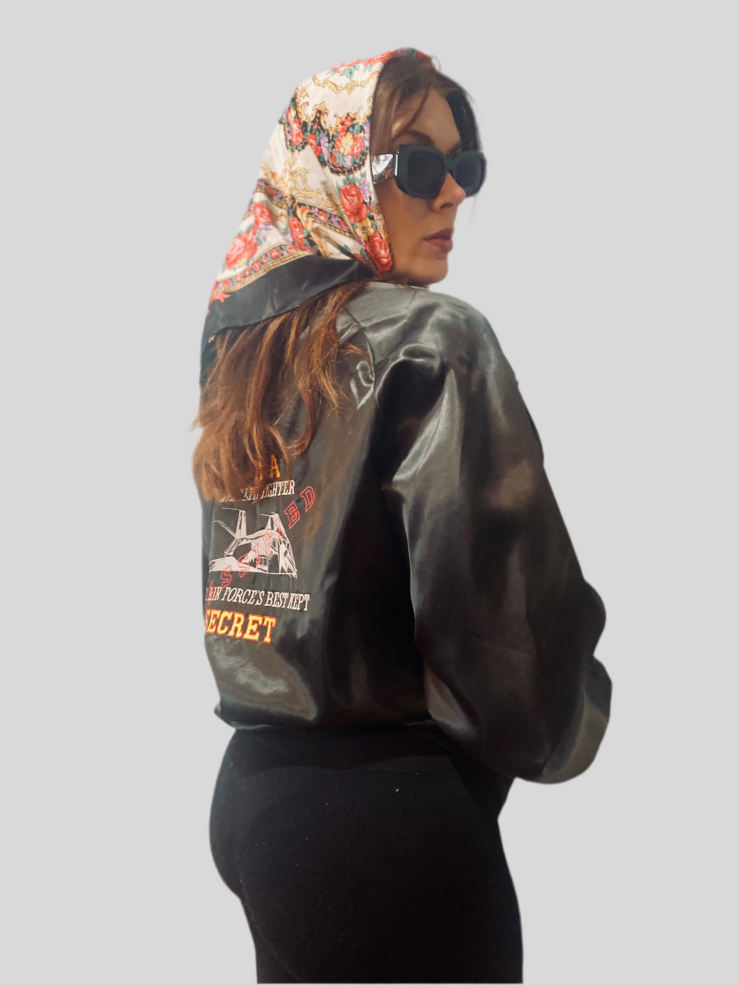 Vintage 80s Stealth Fighter USAF Jacket