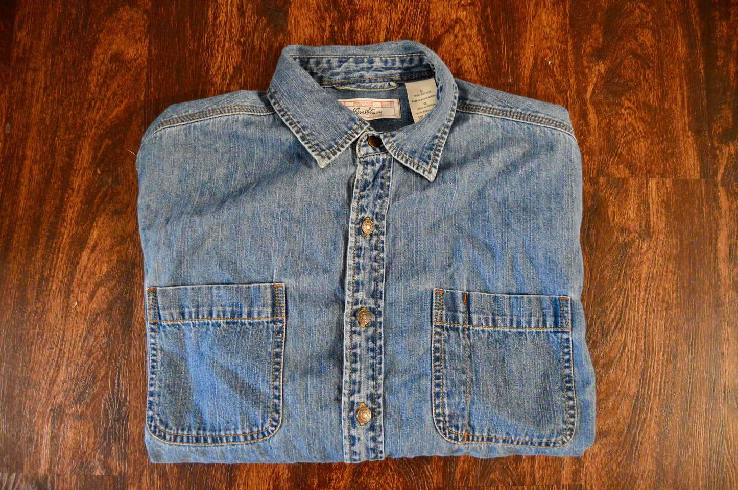 Levi Strauss signature denim button down