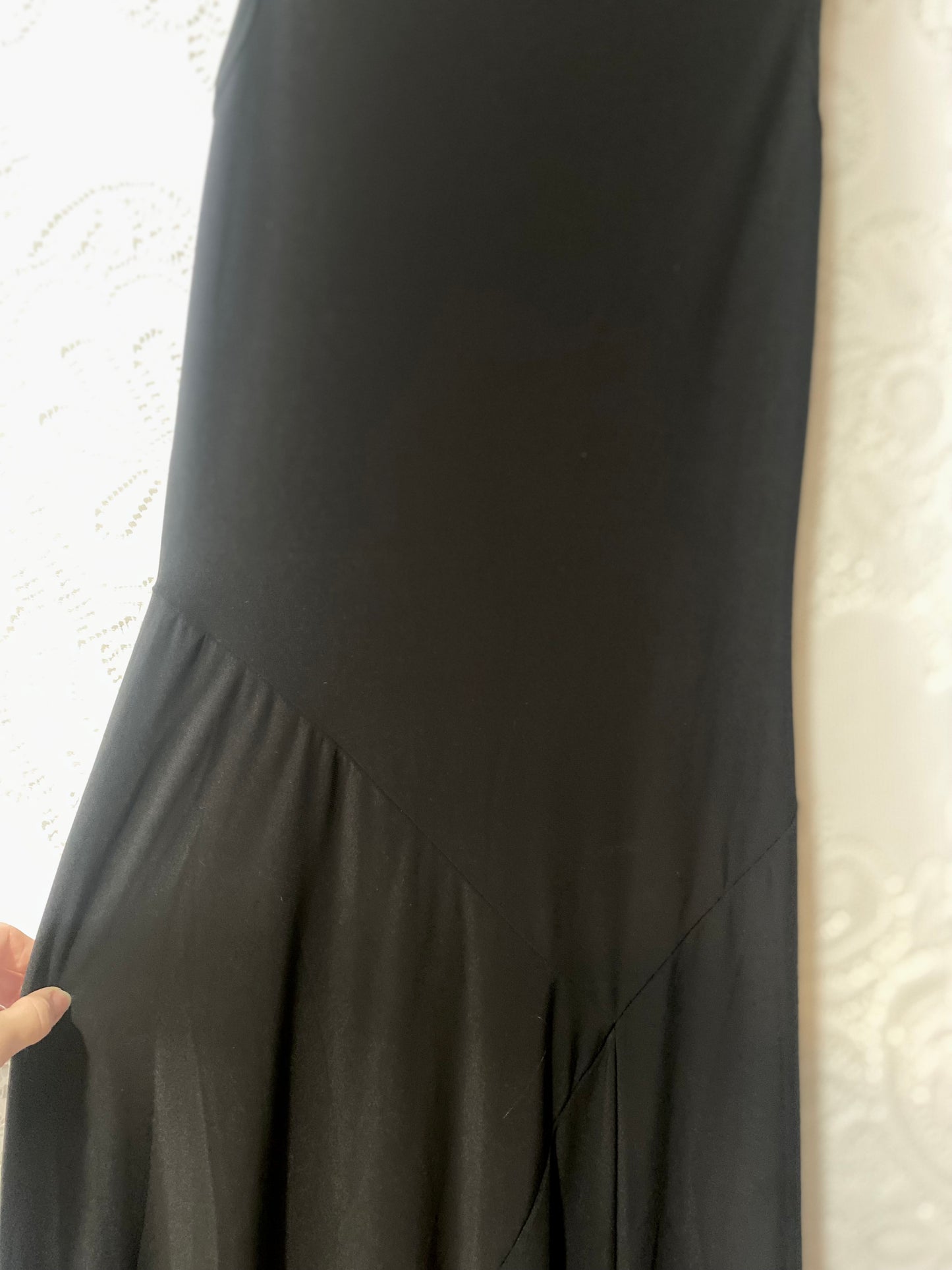 DUCCI black maxi dress