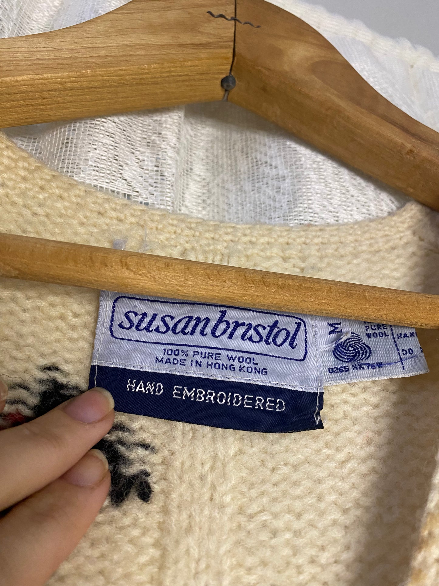 Susan Bristol Wool patterned vest