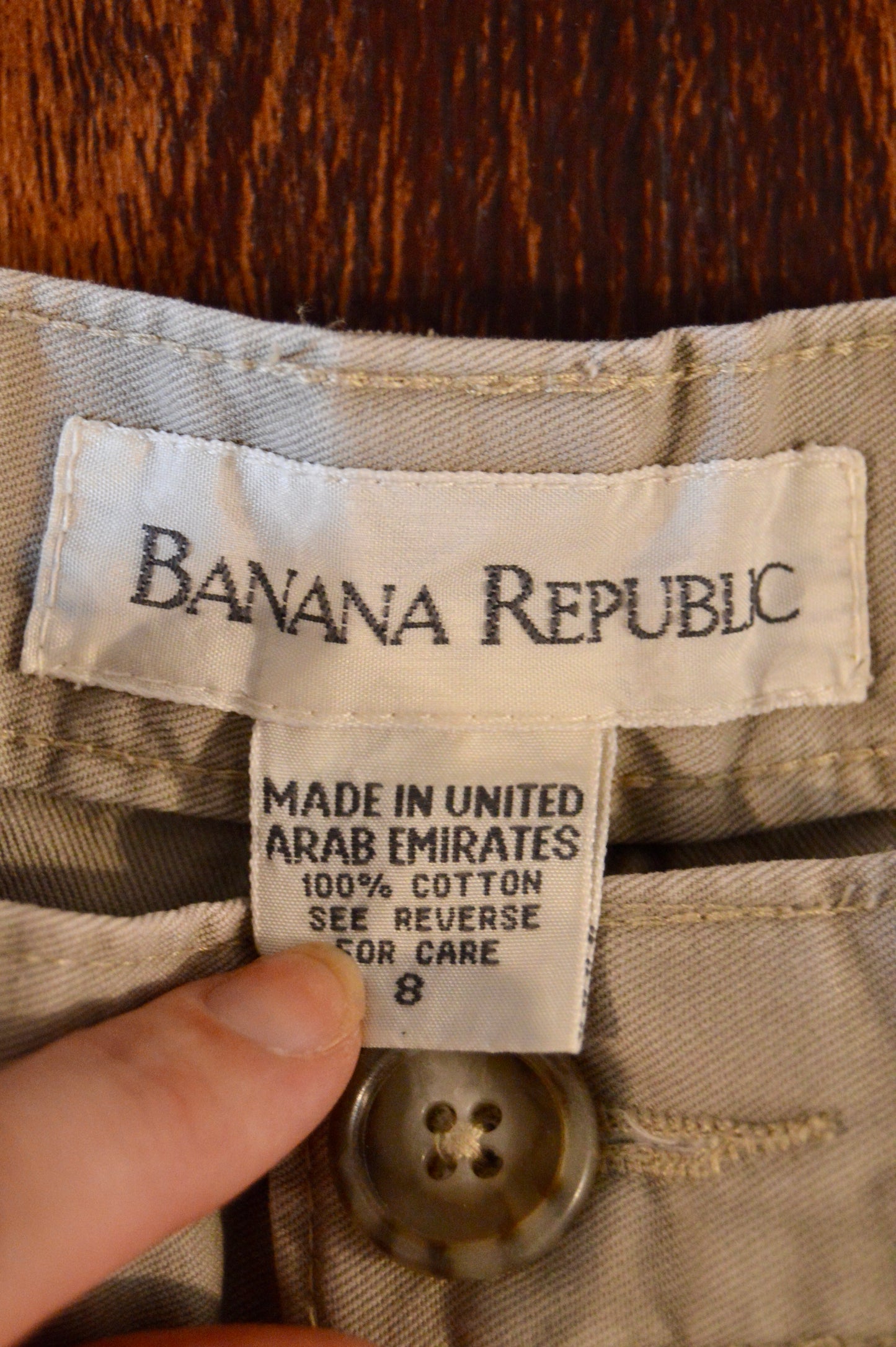 Vintage BR cream shorts