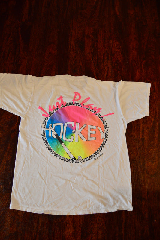 90’s Just Play Hockey tee