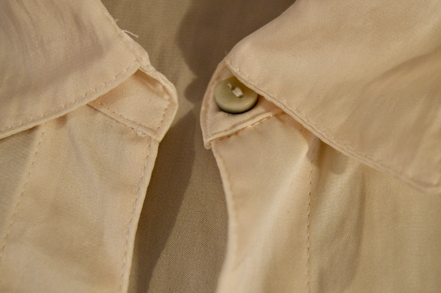 Victoria’s Secret creamy light pink tie blouse