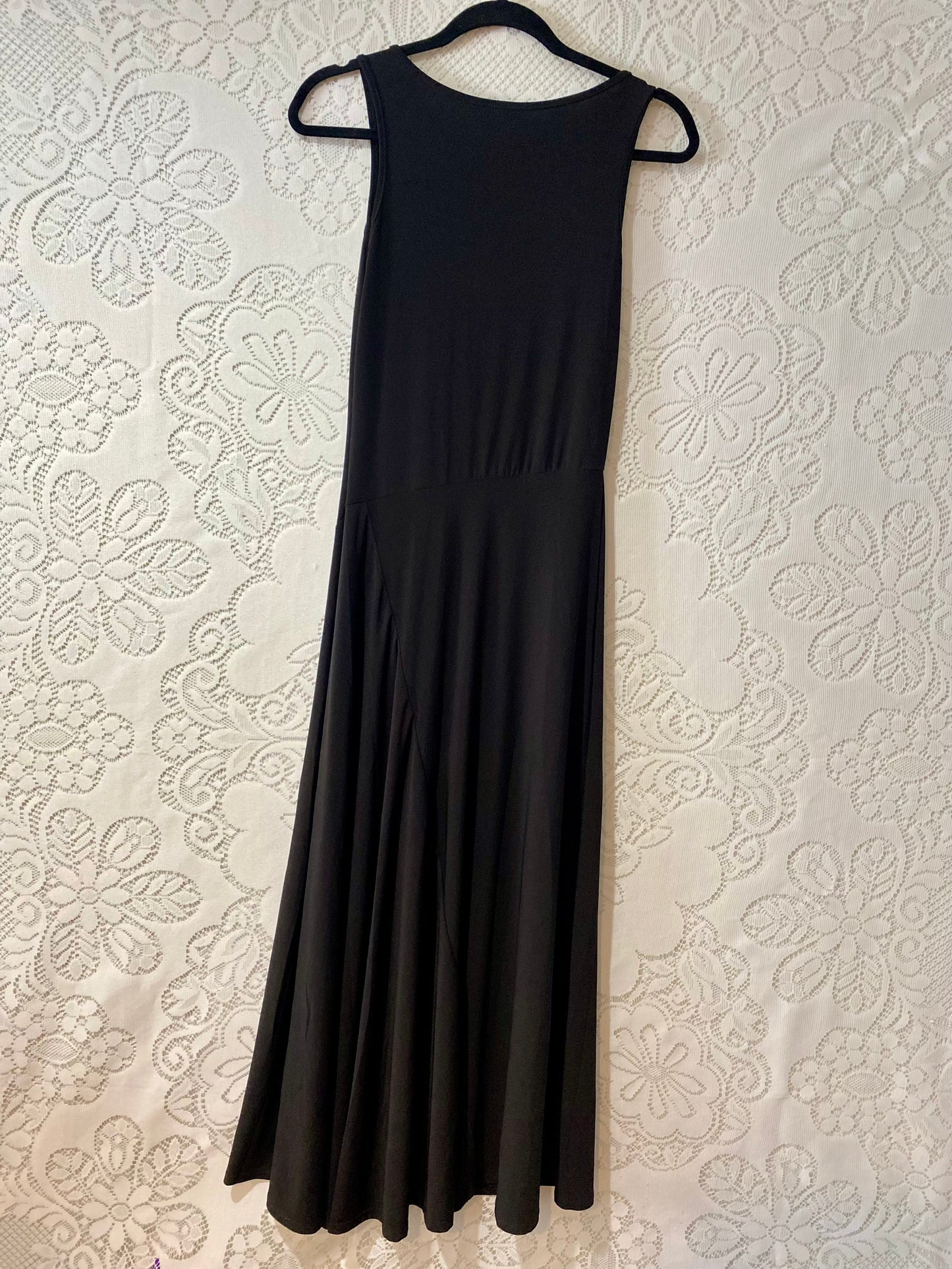 DUCCI black maxi dress