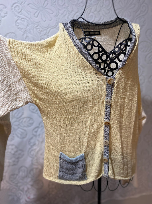 Ani Barrie colorblock cardigan