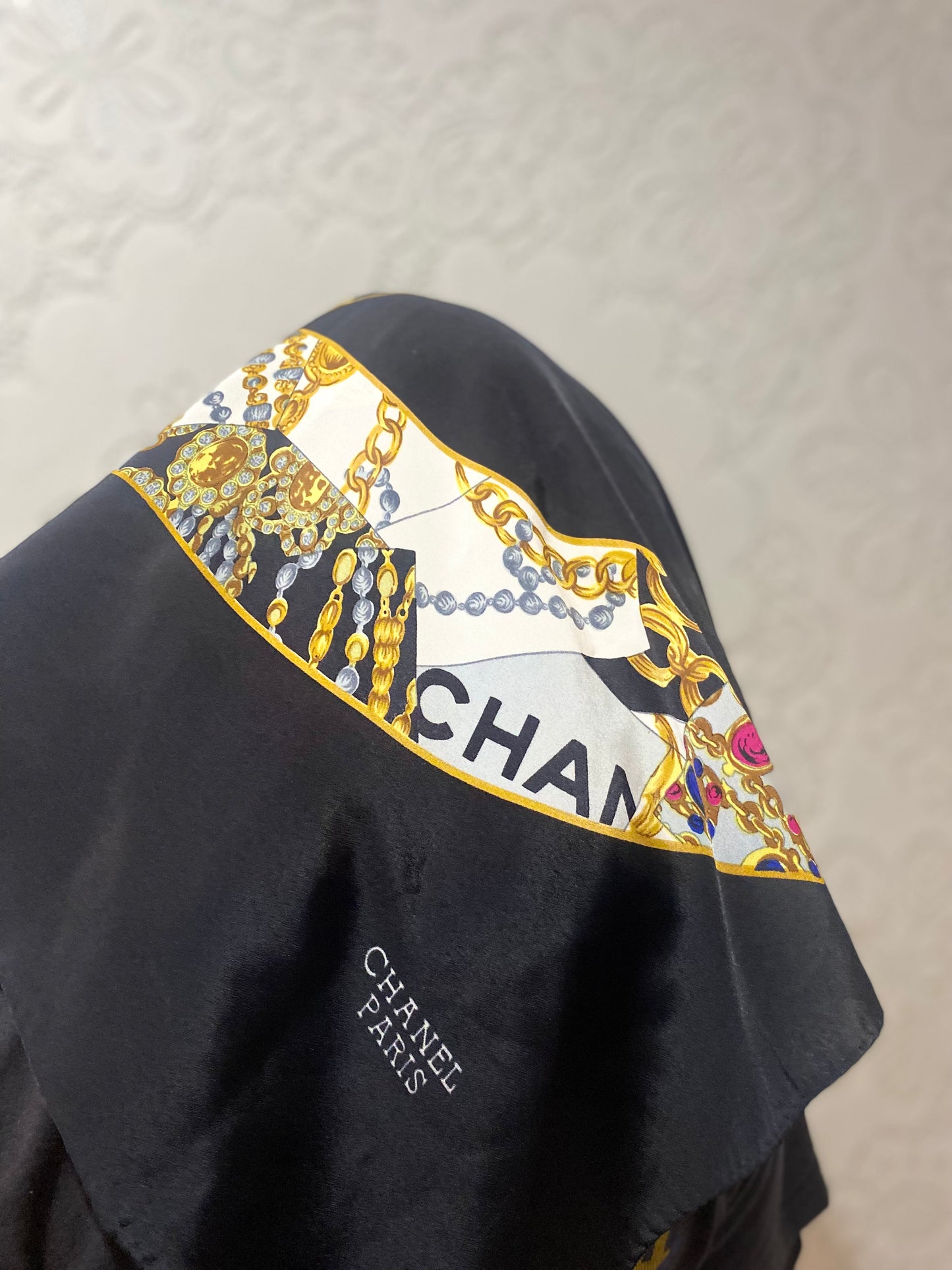 Vintage Chanel silk scarf