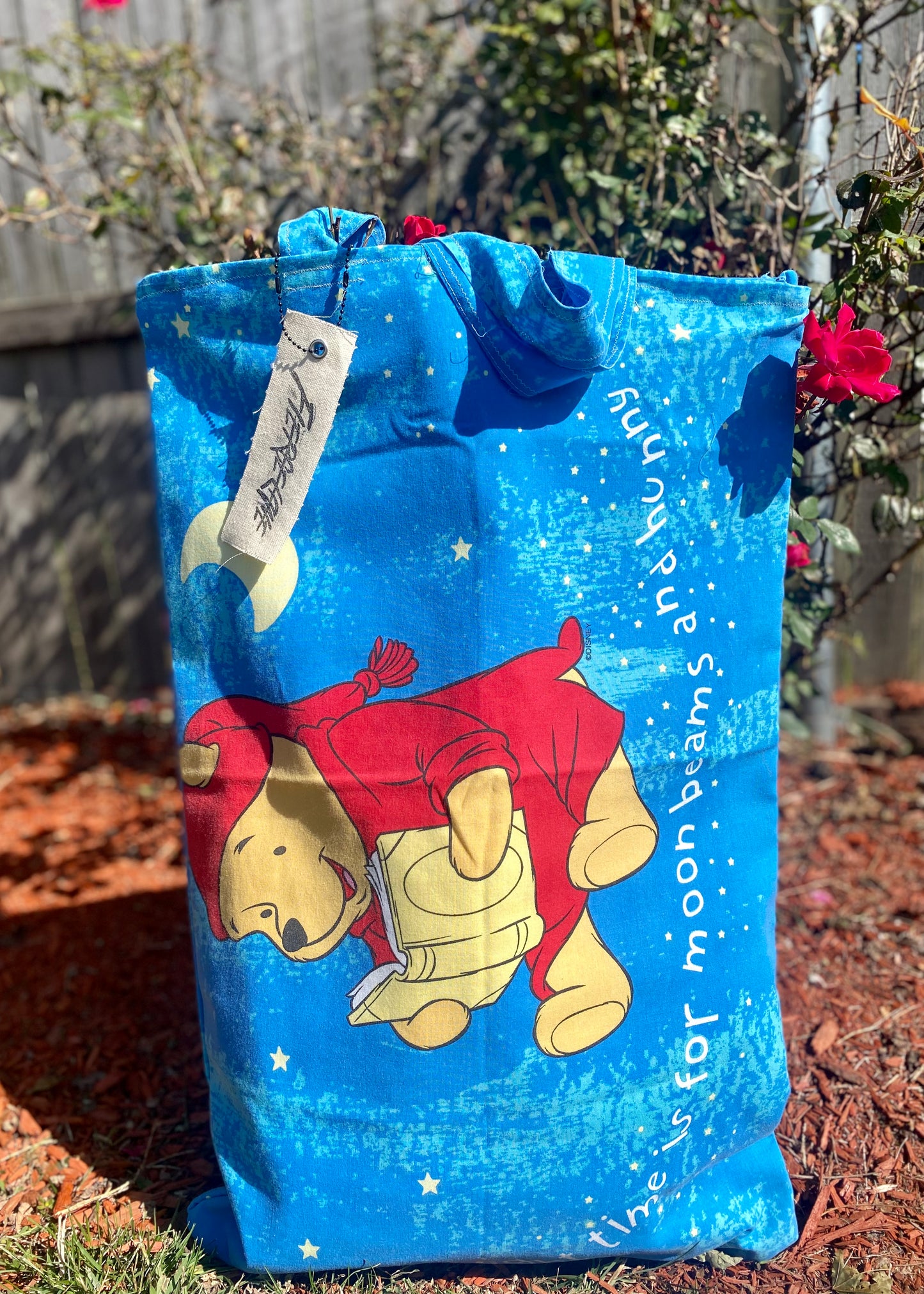 Bedtime Pooh Bear Pillow Tote XXL