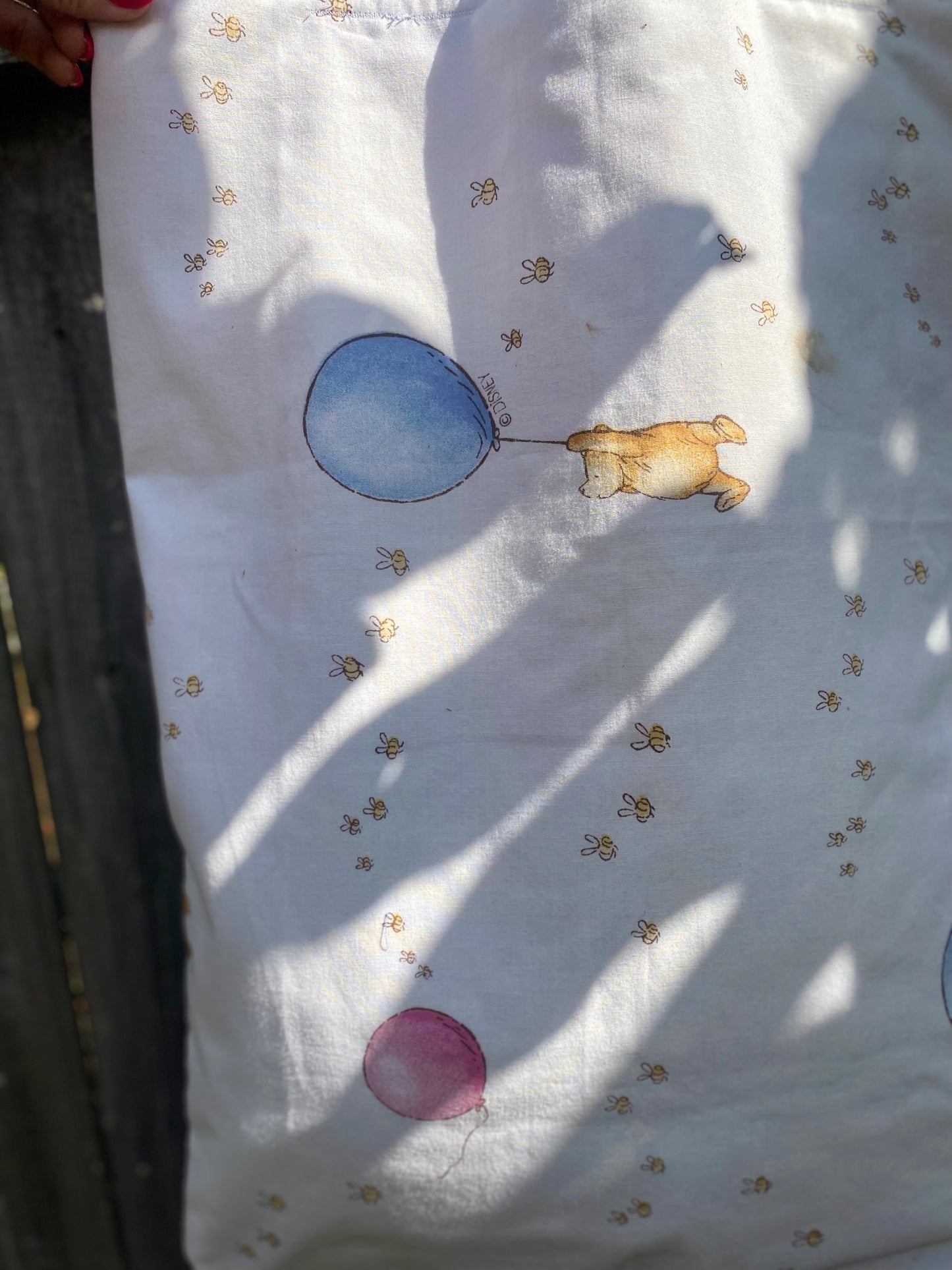 Pooh Bear Balloons Pillow Tote (2 of 2)