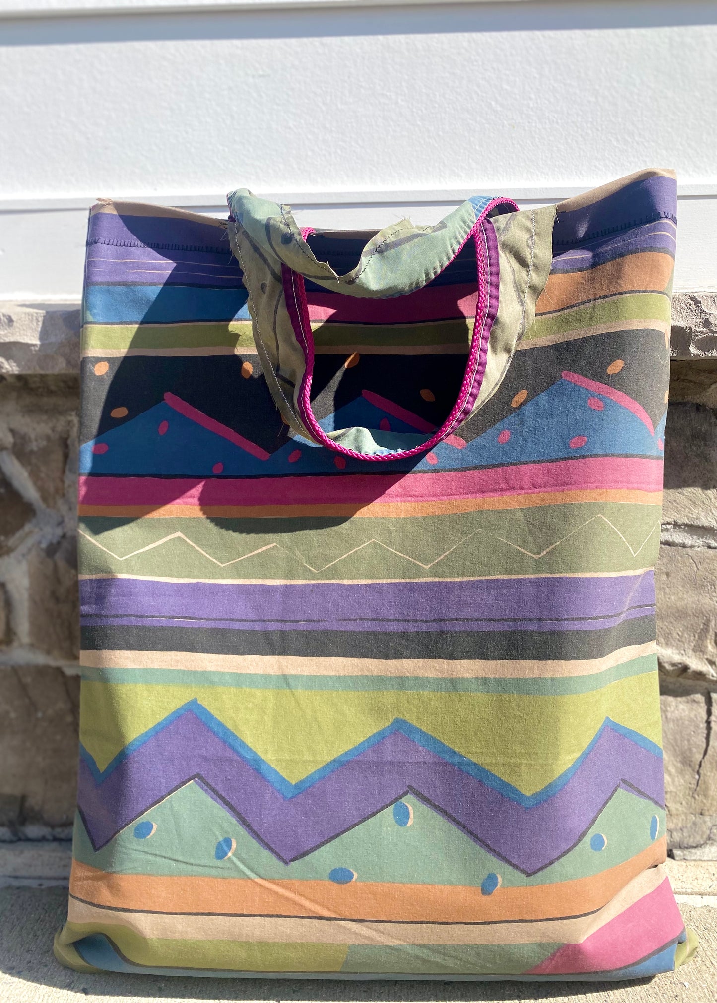 Tribal printed Pillow Tote