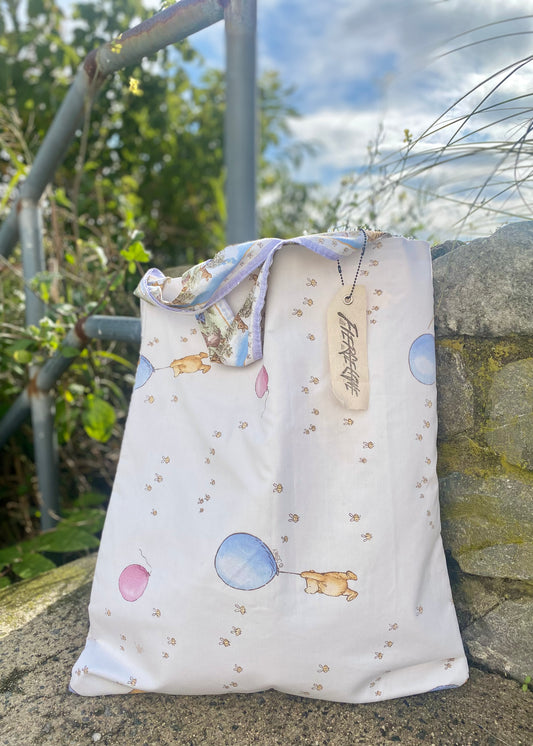 Pooh Bear Balloons Pillow Tote (1 of 2)