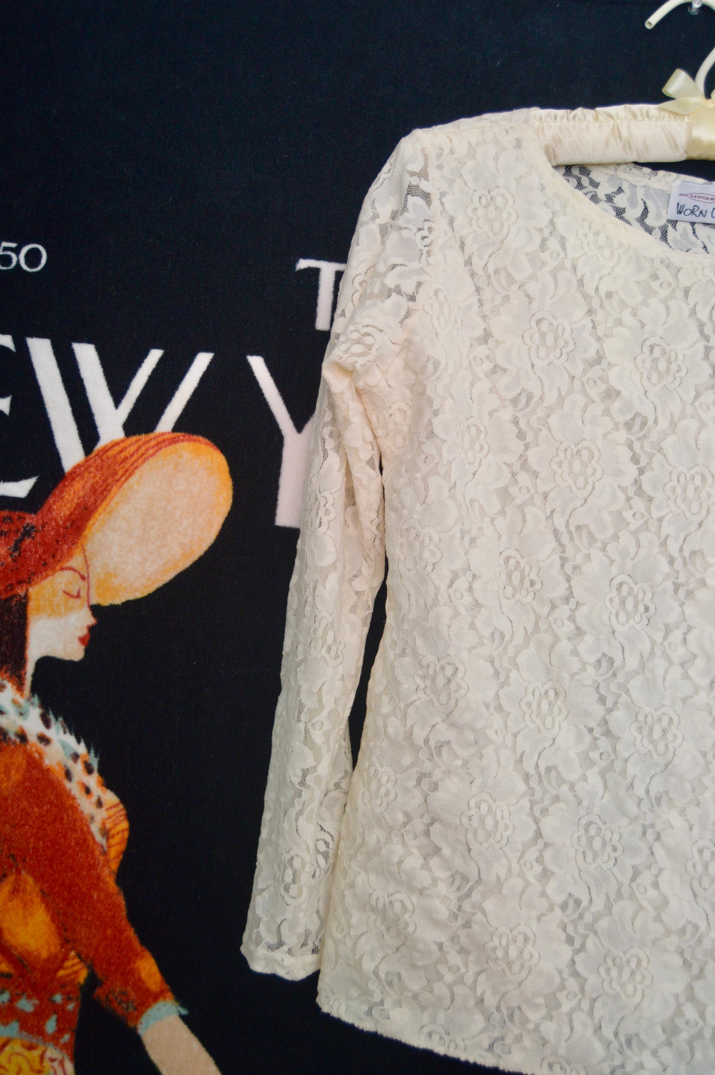 Worn Out vintage lace top