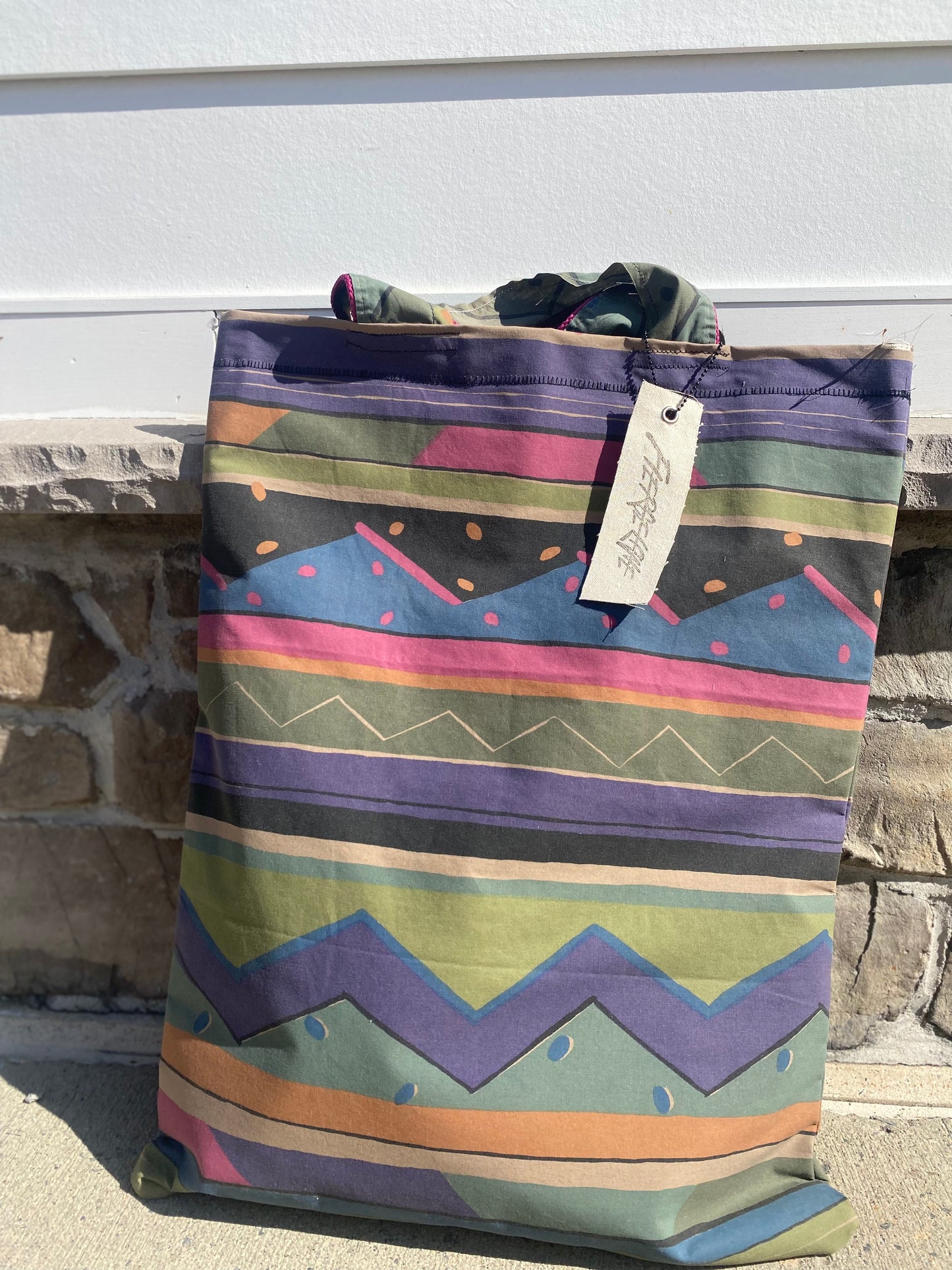 Tribal printed Pillow Tote