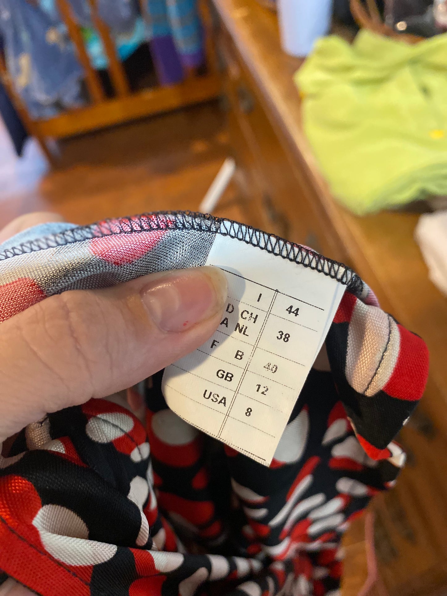 Vtg Missoni Abstract Polka Dot Y2K dress