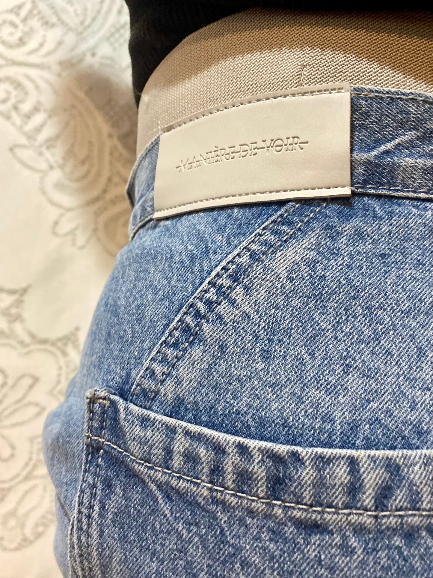 Maniére de voir zip back jeans