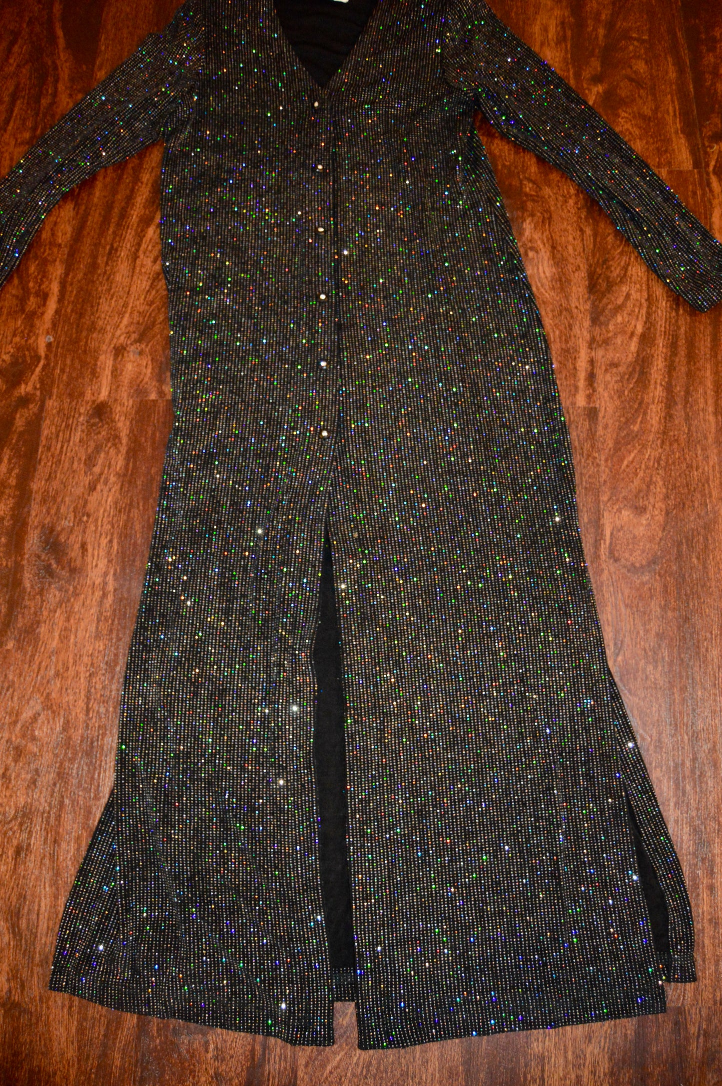 90’s Ronnie Nicole sparkle button down dress