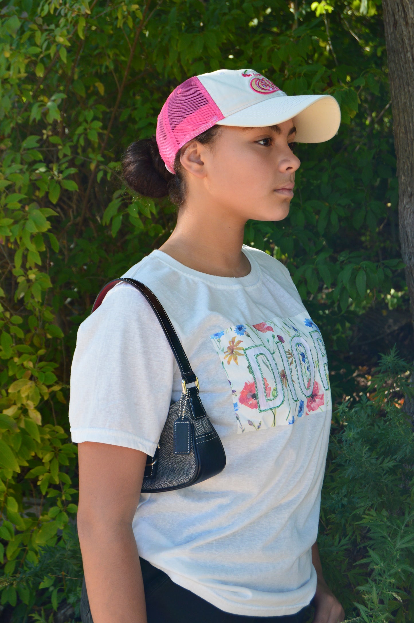 Faux DIOR Floral tee