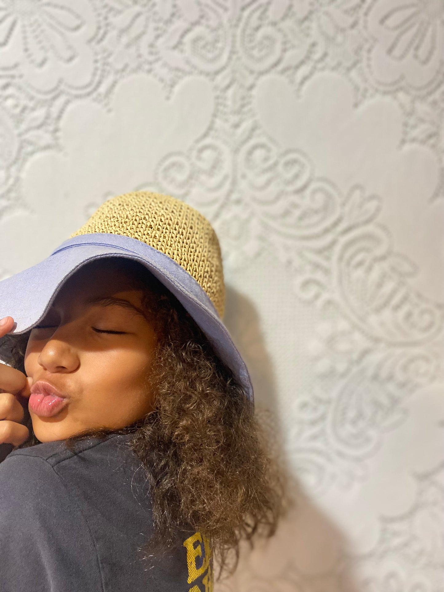 Two-toned Liz Claiborne sun hat
