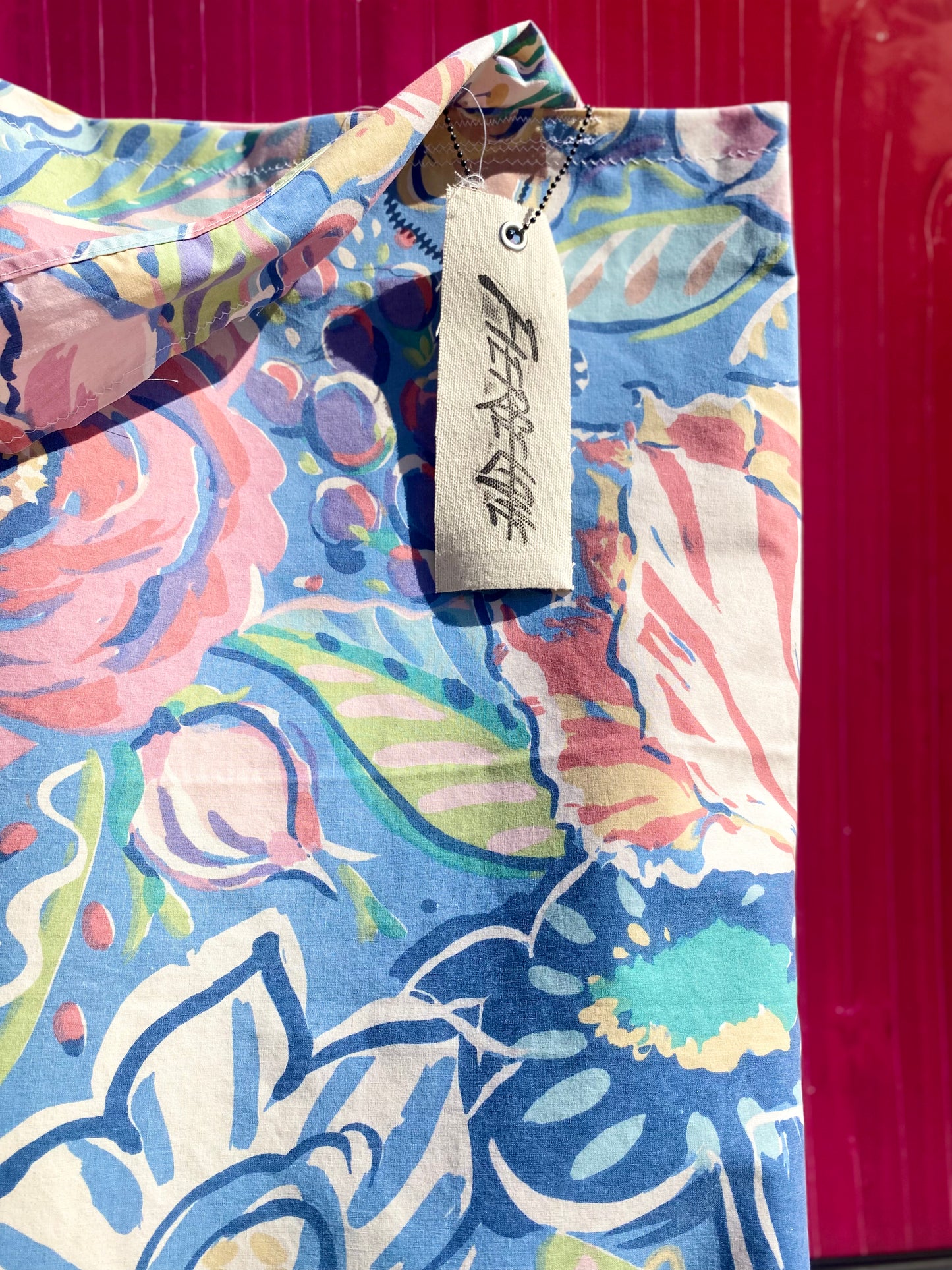 Pastels Floral Pillow Tote