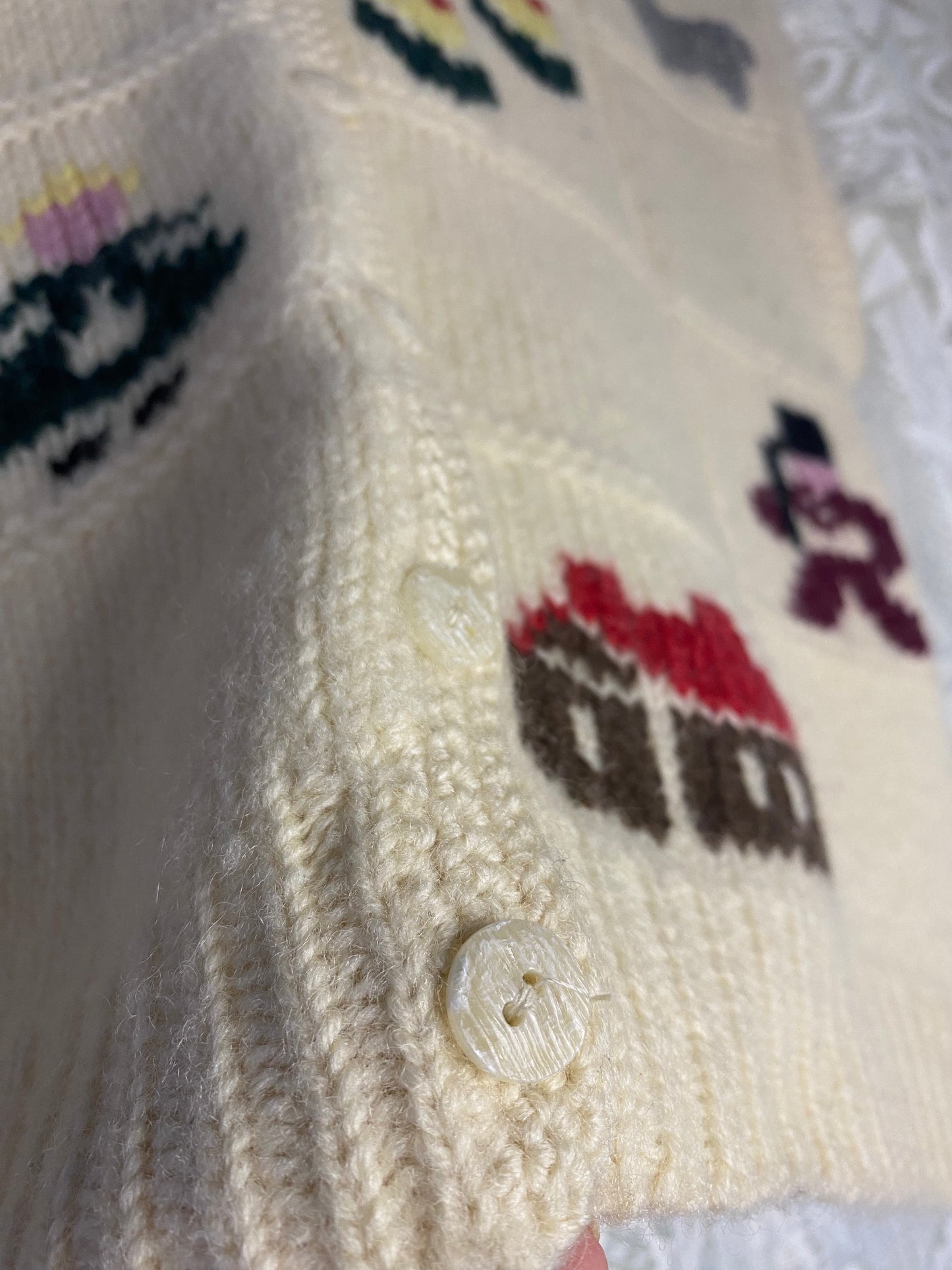 Susan Bristol Wool patterned vest