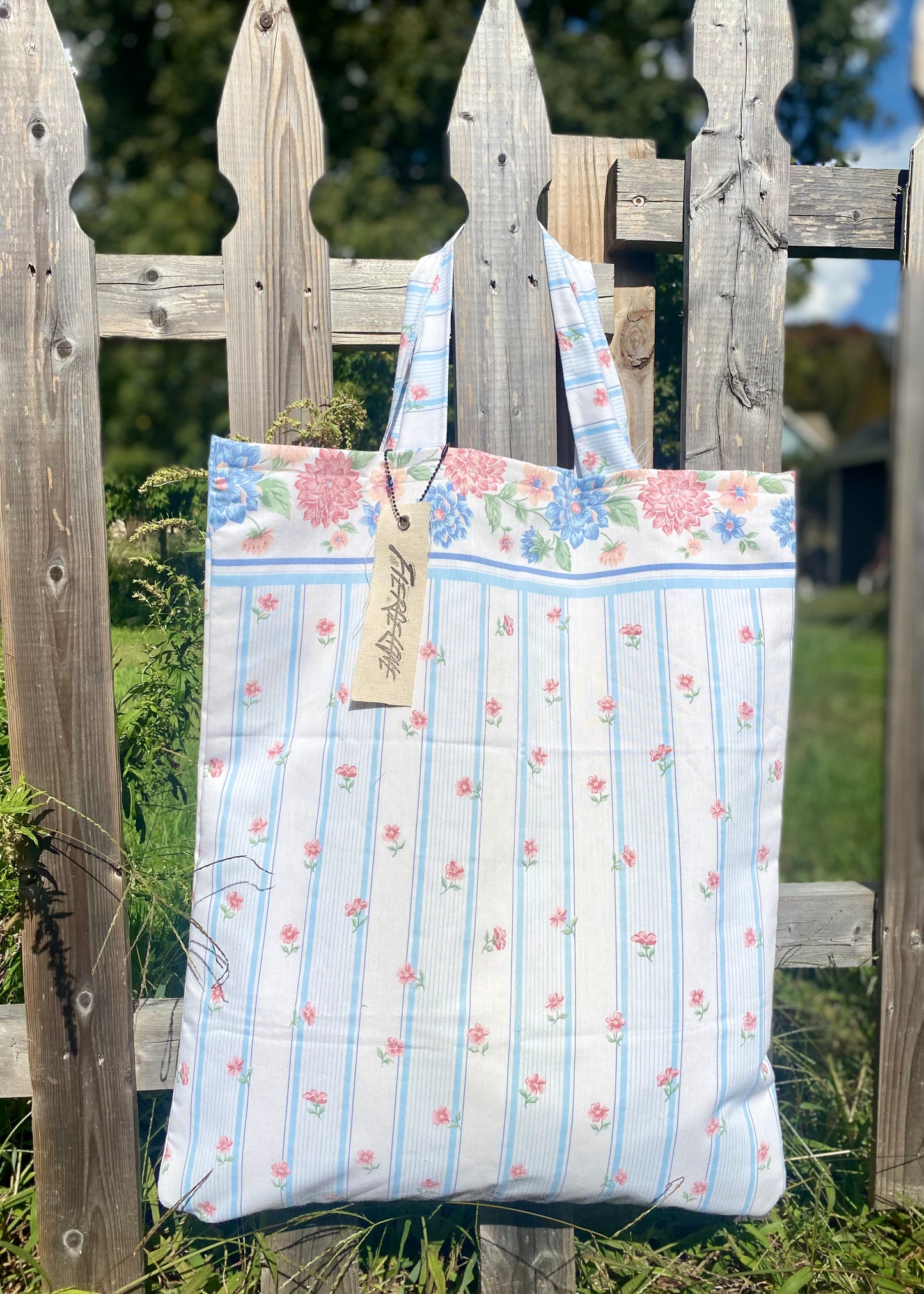 Floral Picnic Pillow Tote
