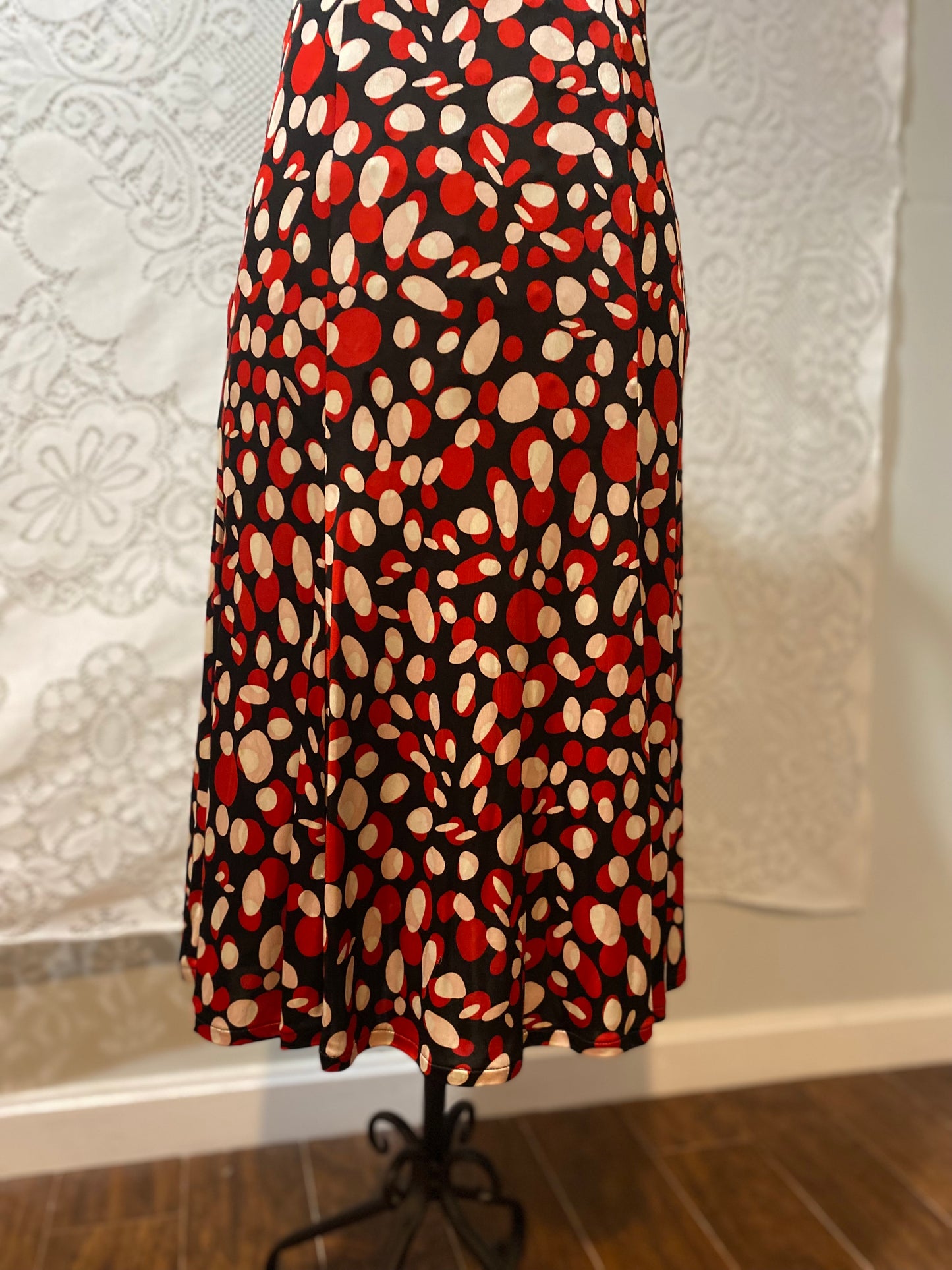 Vtg Missoni Abstract Polka Dot Y2K dress