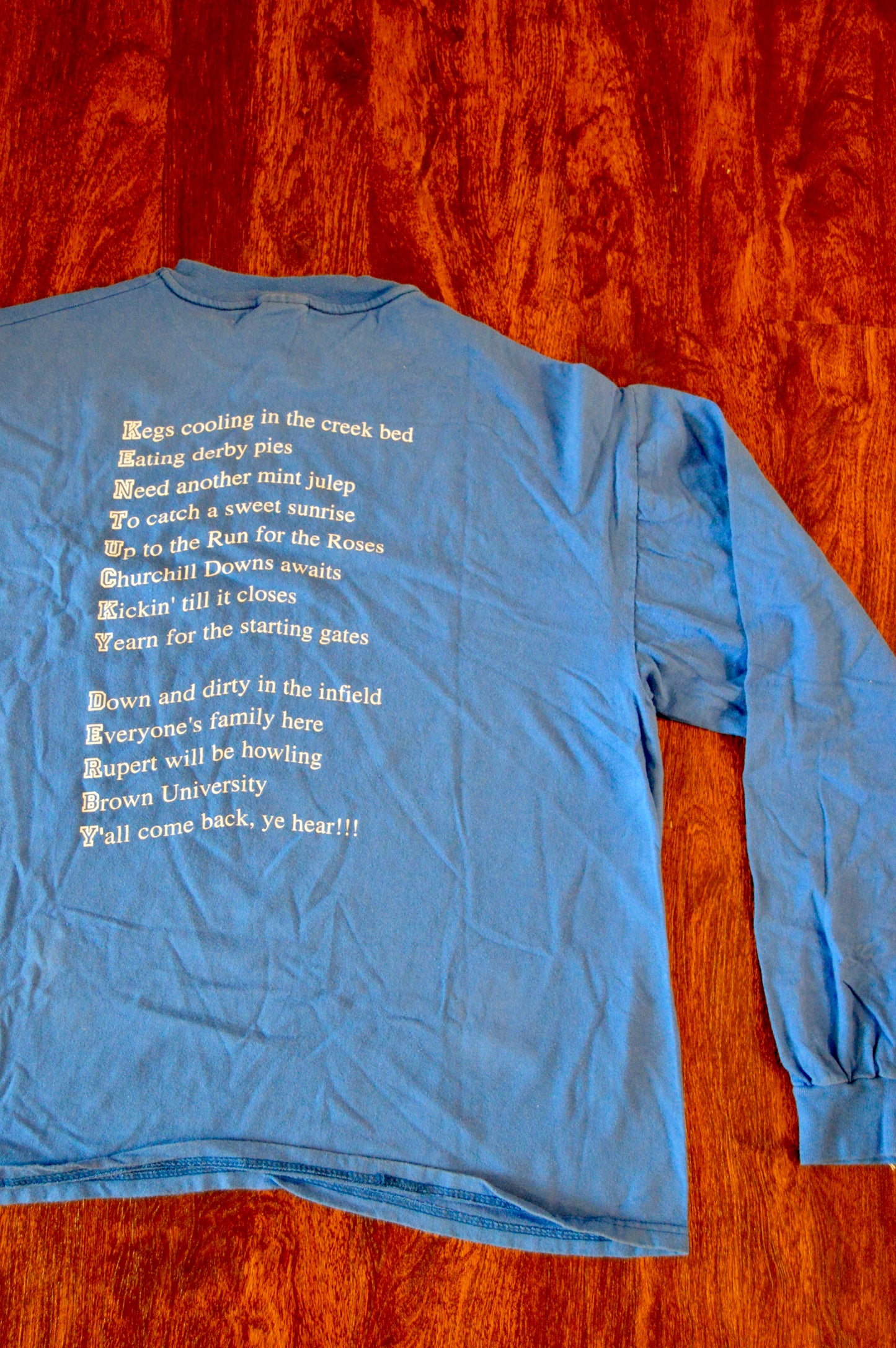 2000 Kentucky Derby long sleeve