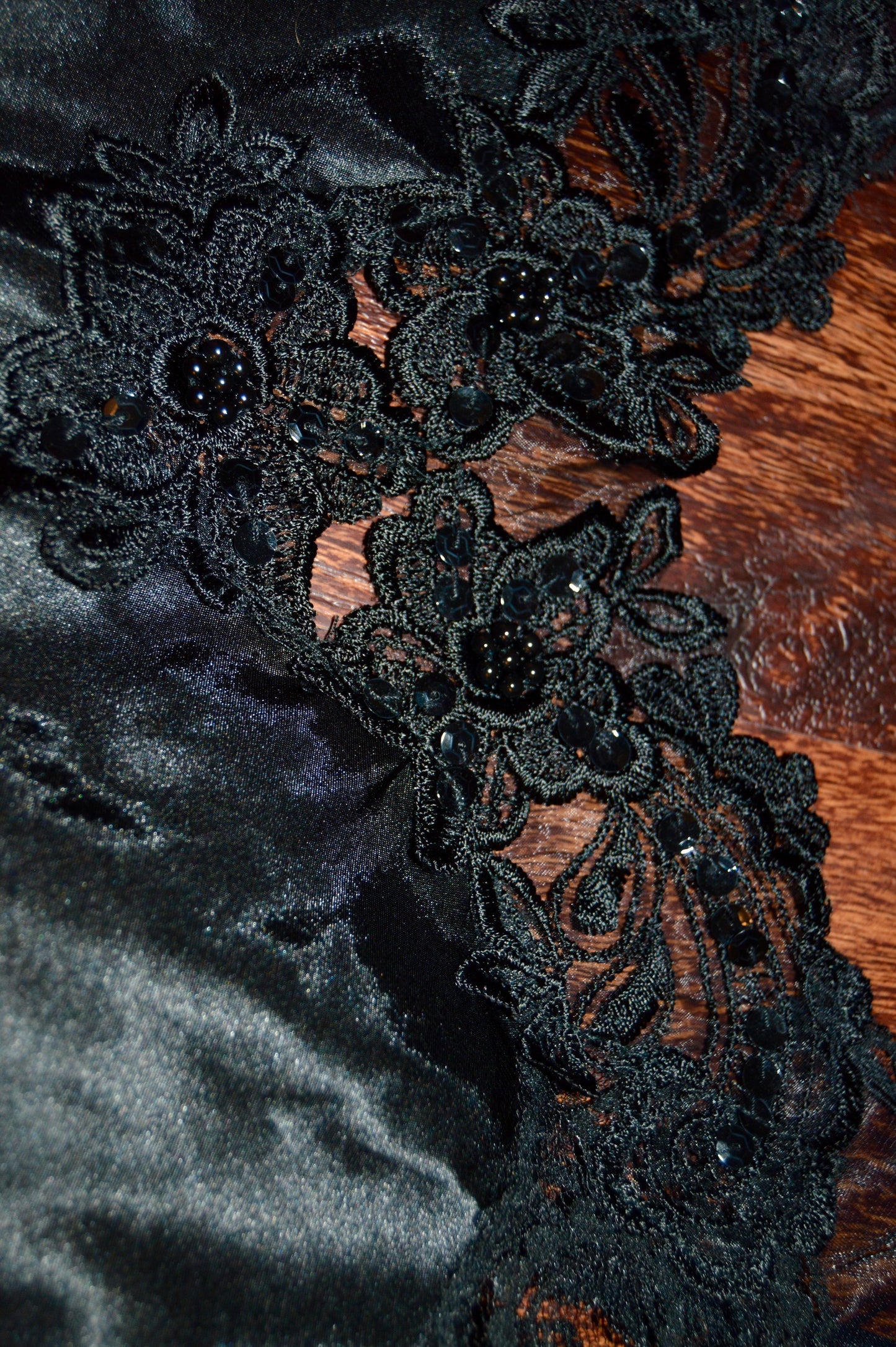 Vintage APPEL sleepwear black slip