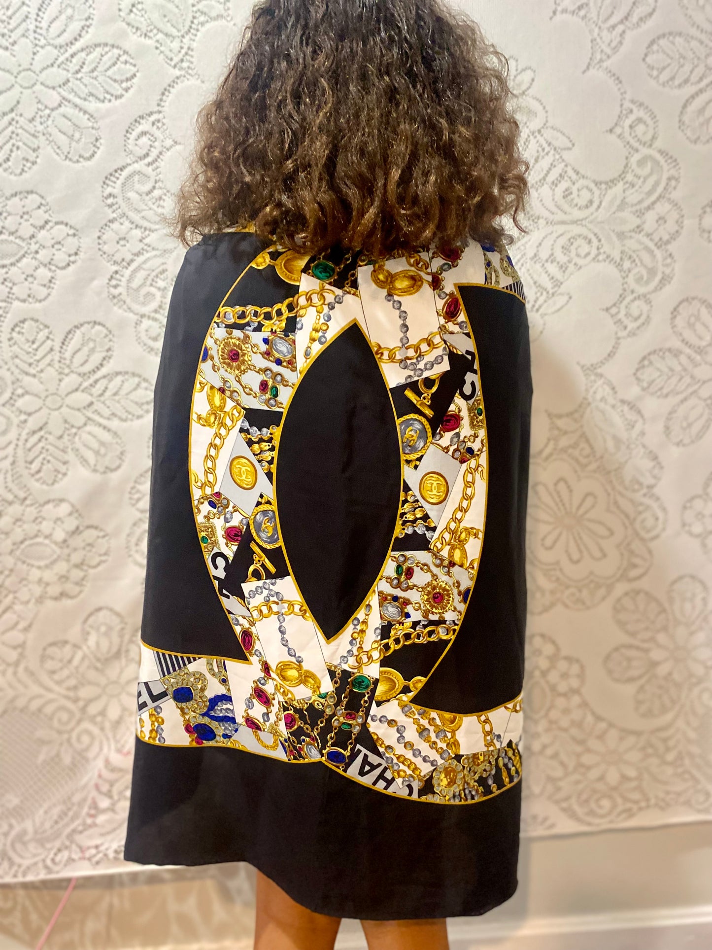 Vintage Chanel silk scarf