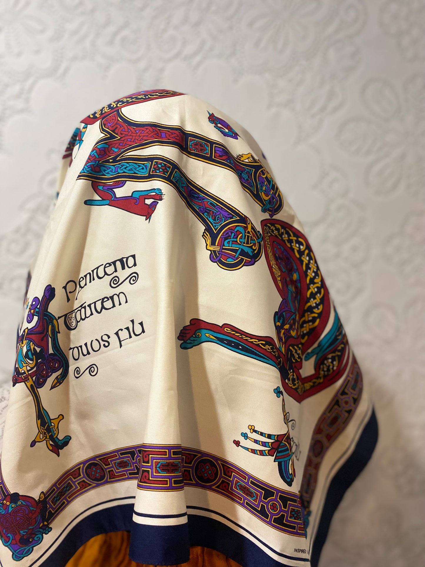 Vintage Book of Kells scarf