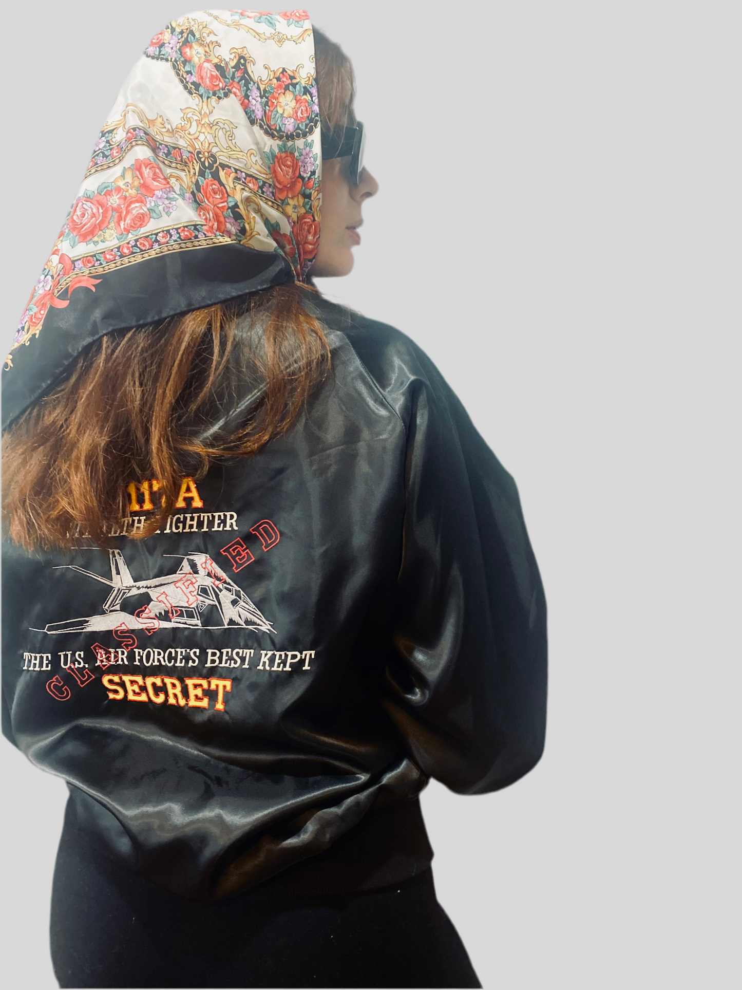 Vintage 80s Stealth Fighter USAF Jacket