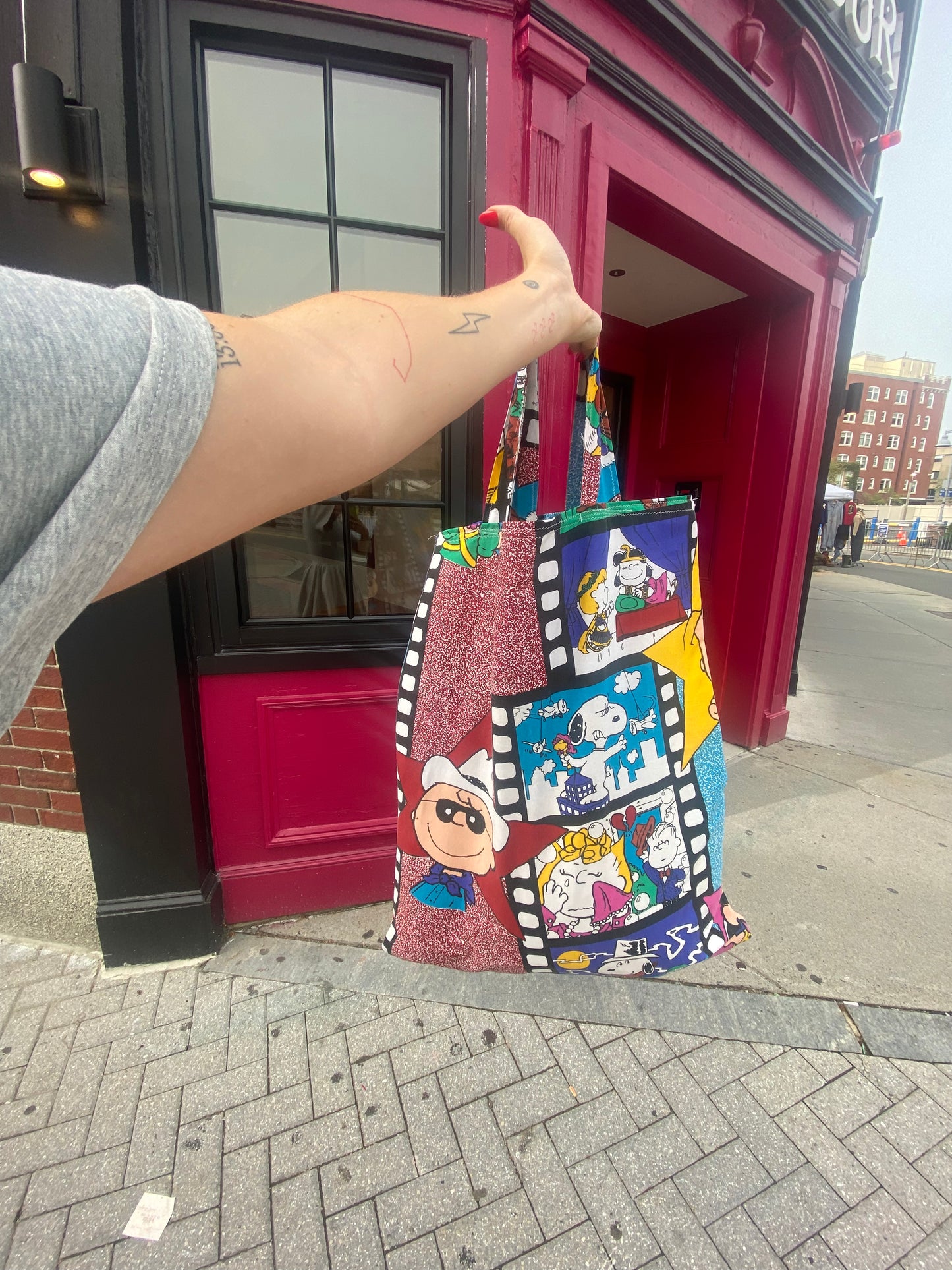 Snoopy Movie XL Pillow Tote