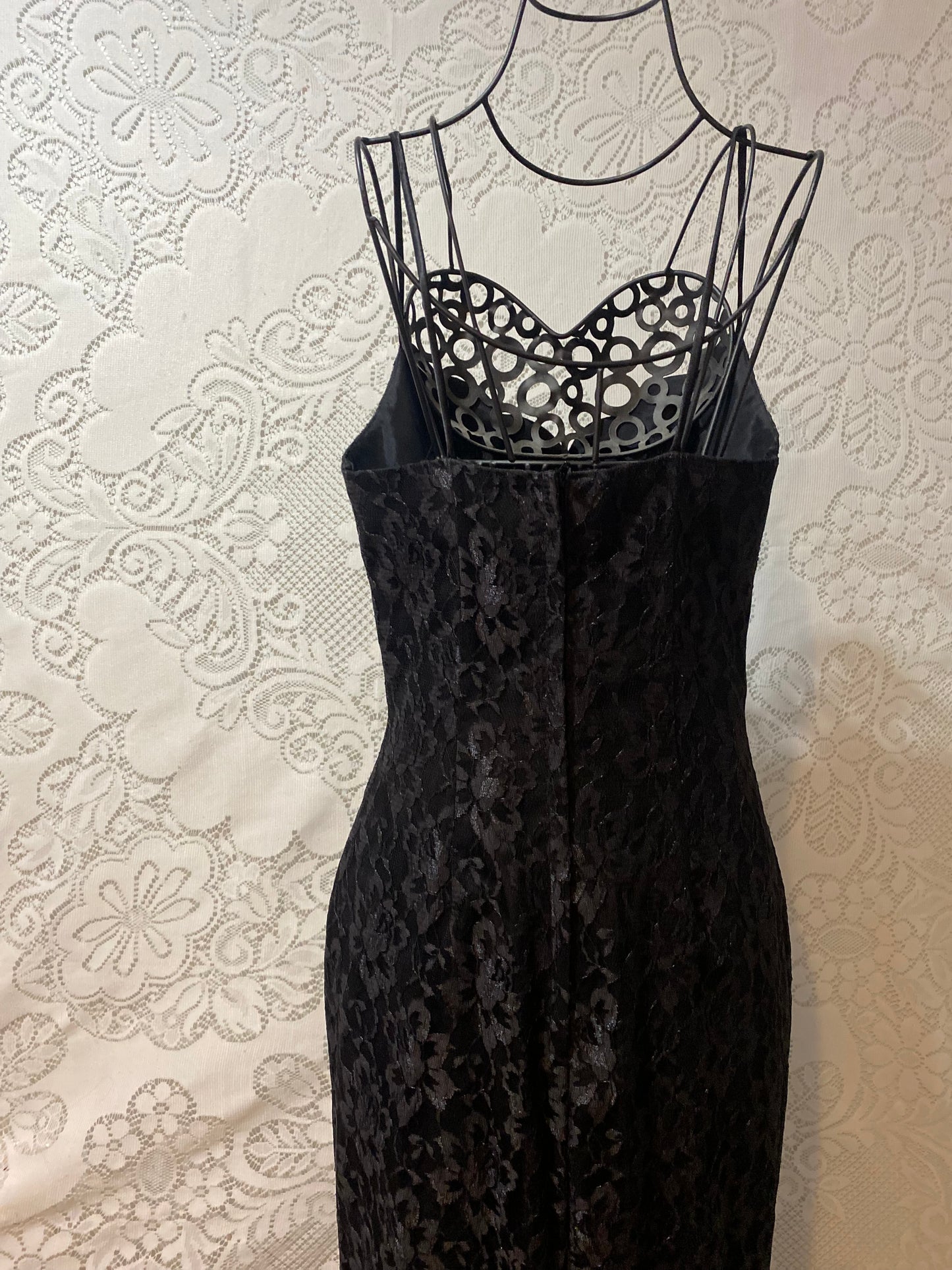 Vintage L.A. GLO lacy maxi