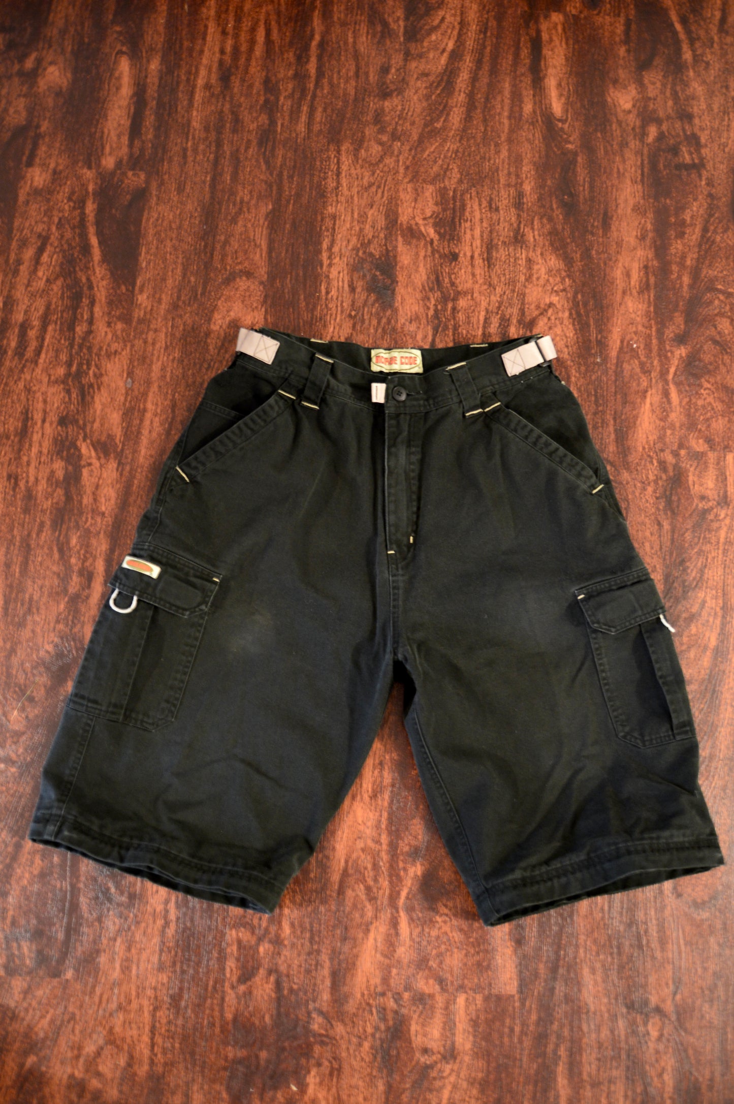 Morse Code vintage 2 way zip cargos
