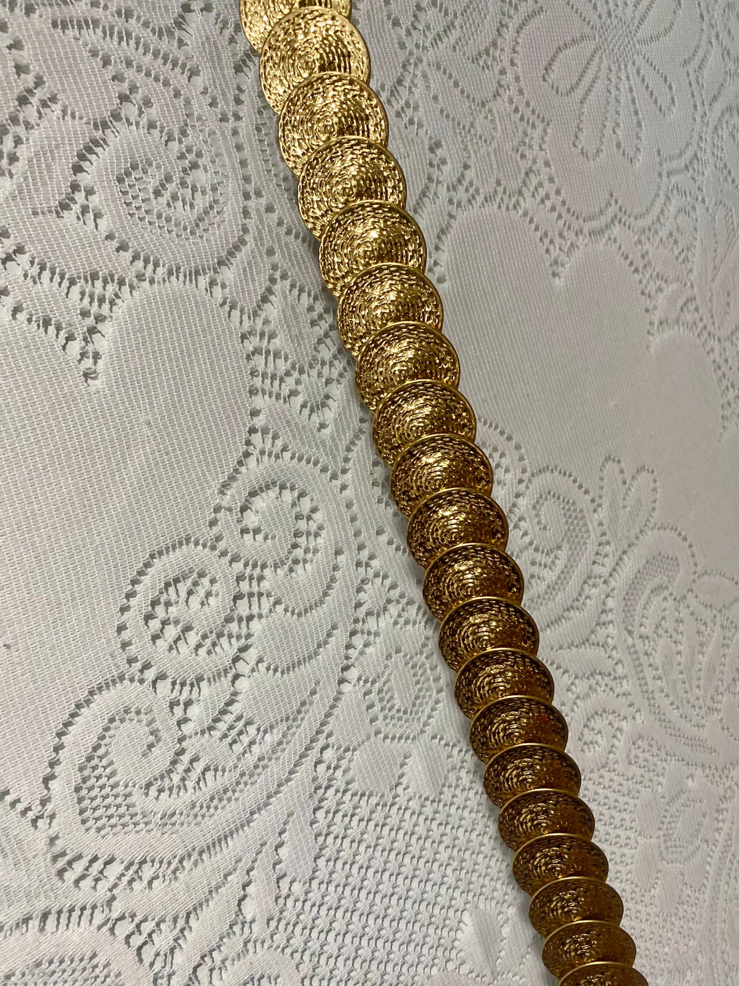 Vintage stretchy chain belt