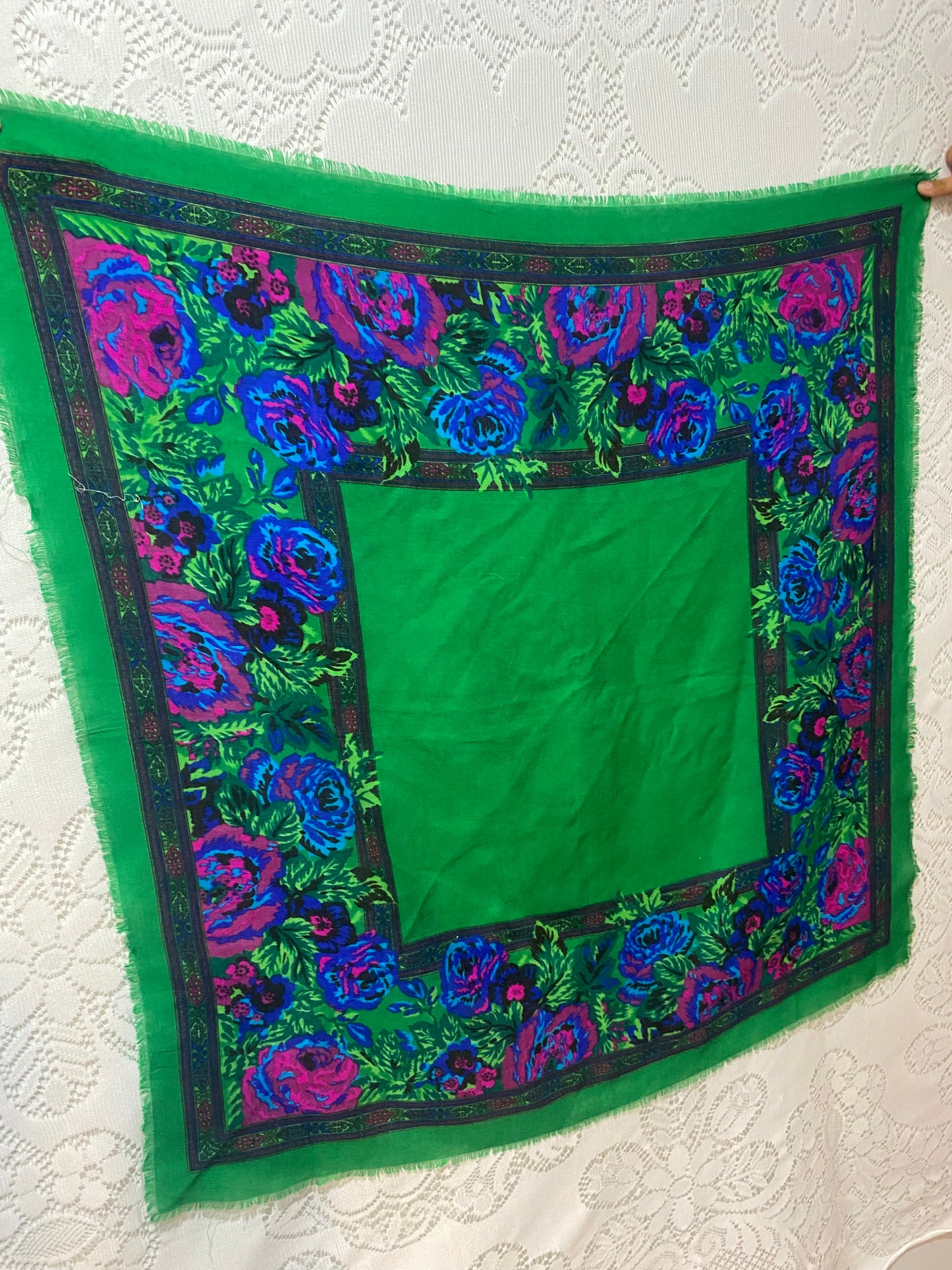 Vintage Challis Berkshire scarf