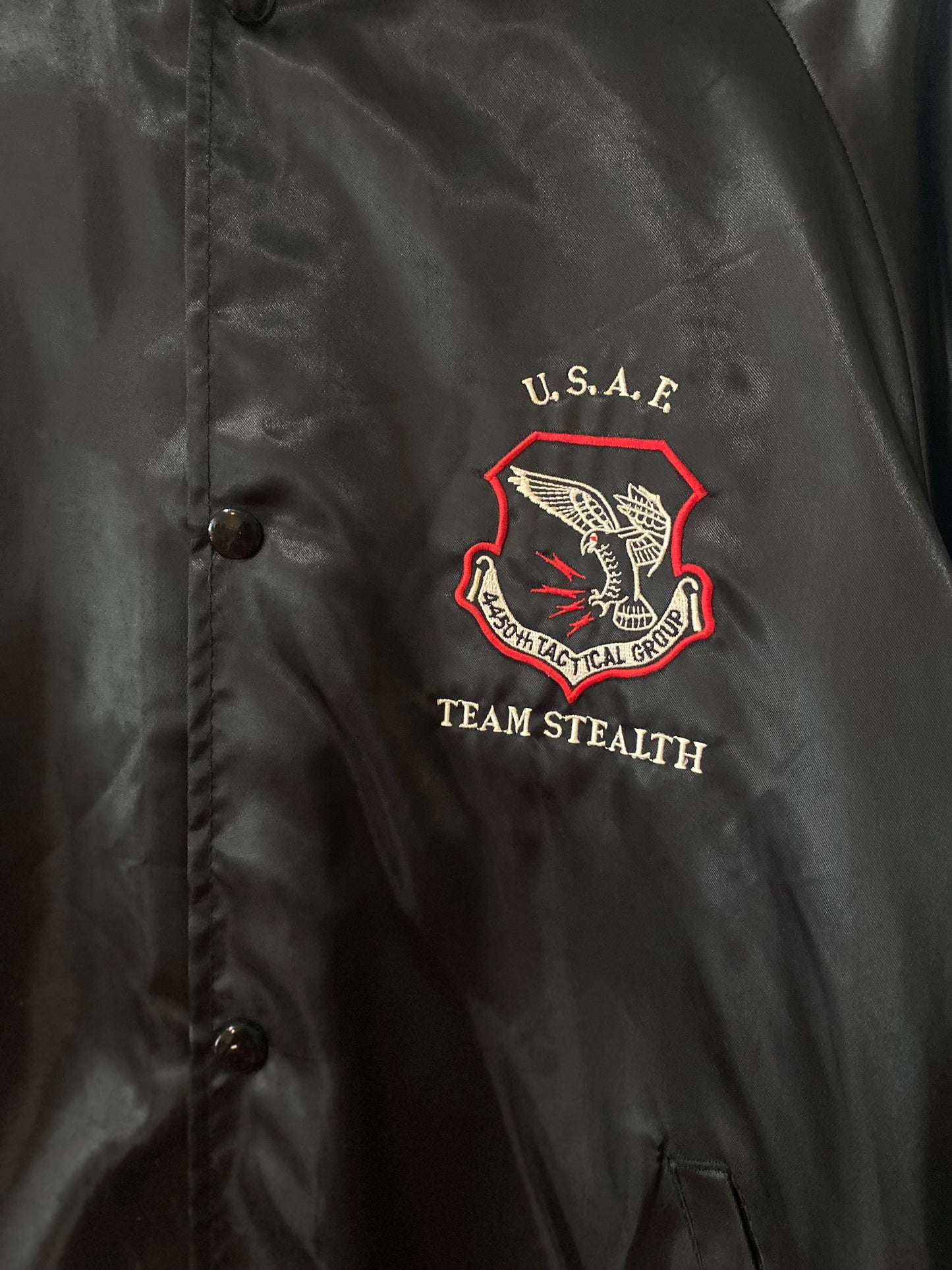 Vintage 80s Stealth Fighter USAF Jacket