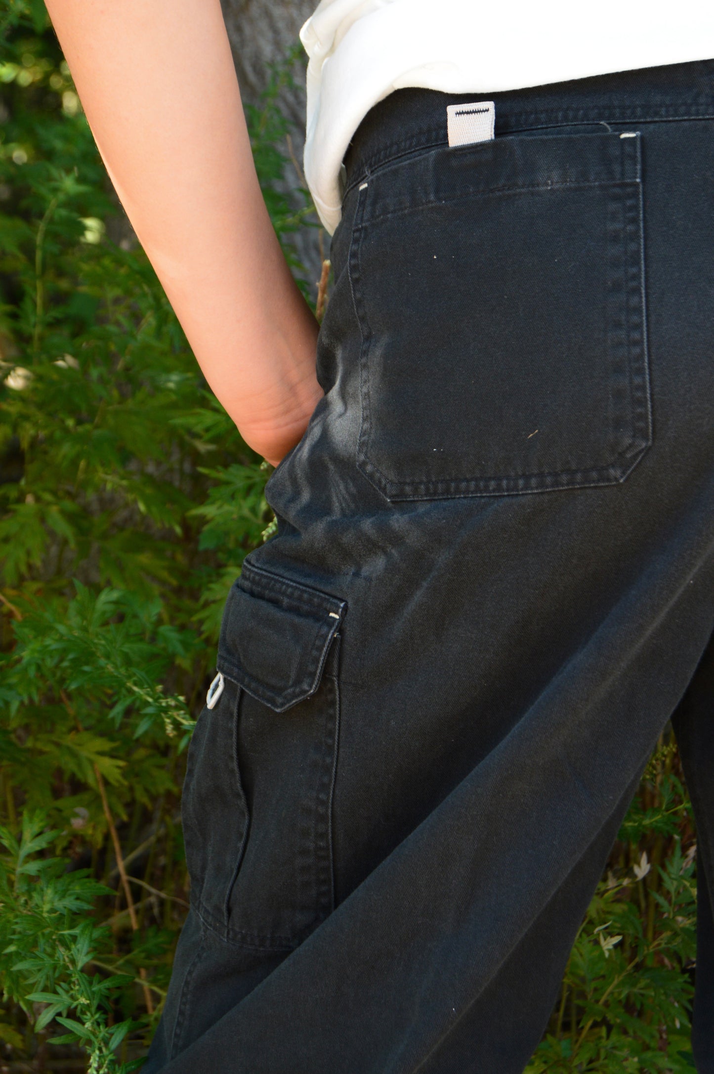 Morse Code vintage 2 way zip cargos